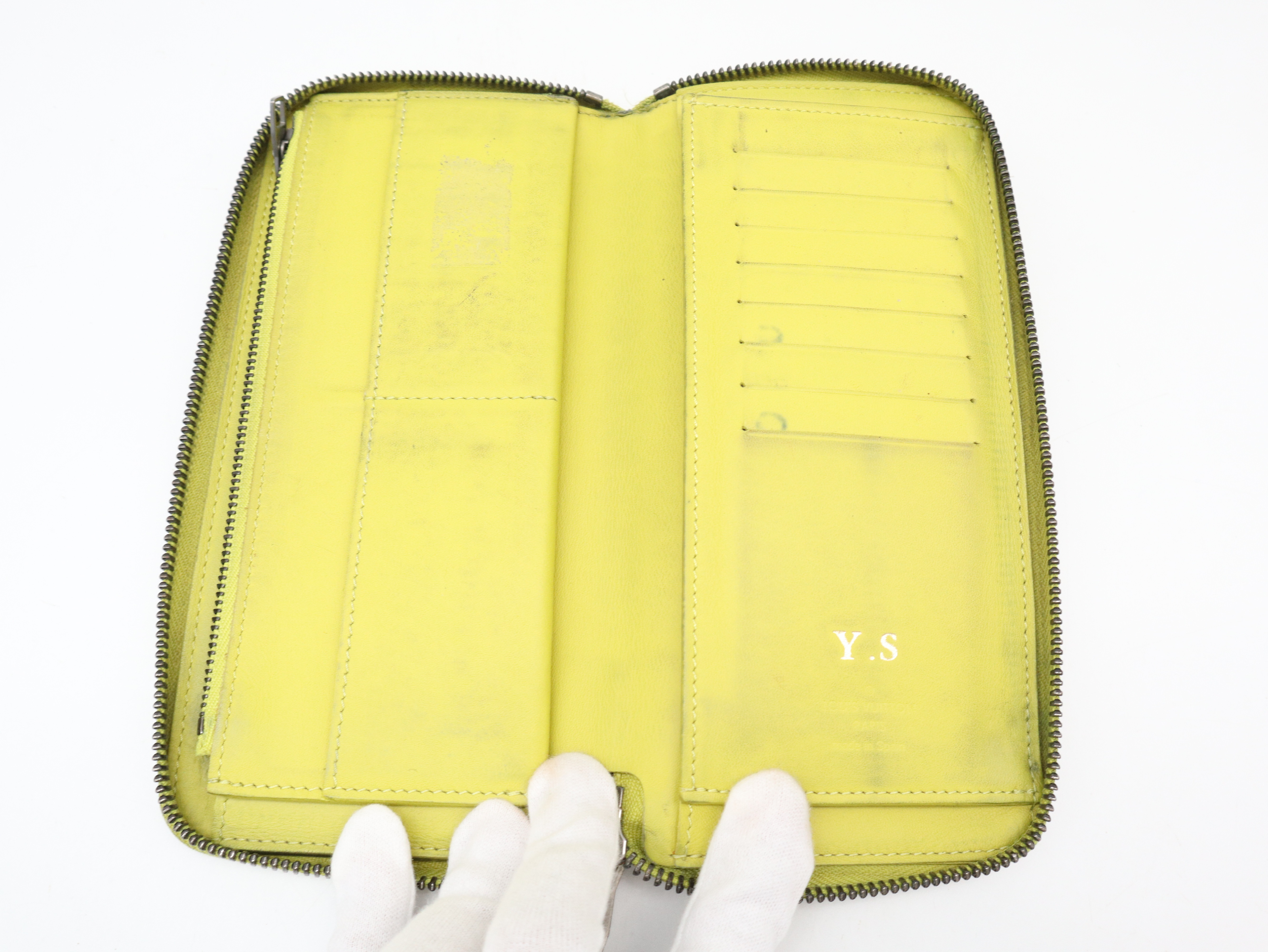 N62236 Damier Infini Vertical Vert Ascetic Wallet — view 9