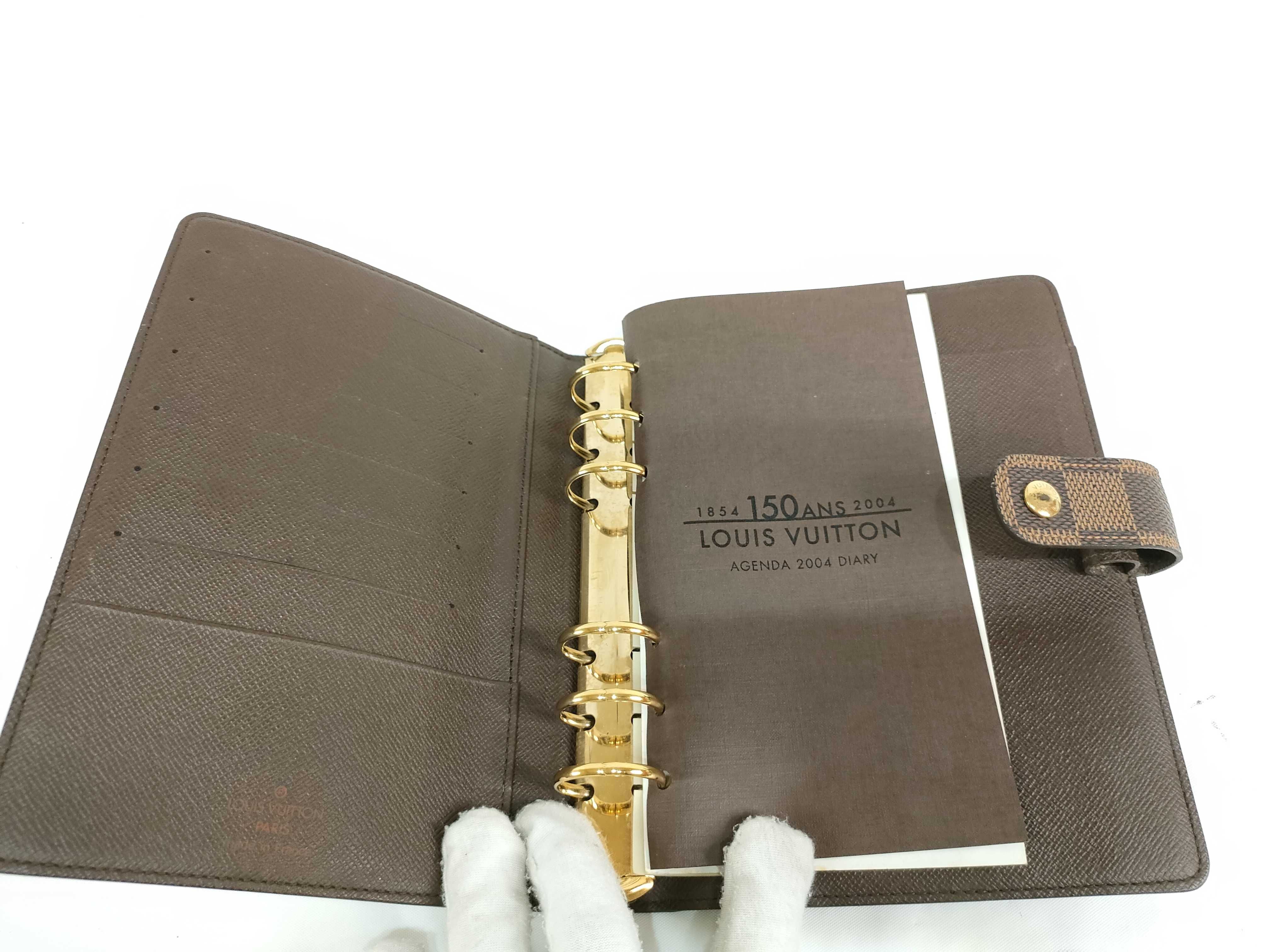 Monogram Louis Vuitton Agenda MM Damier Notebook Cover — view 9