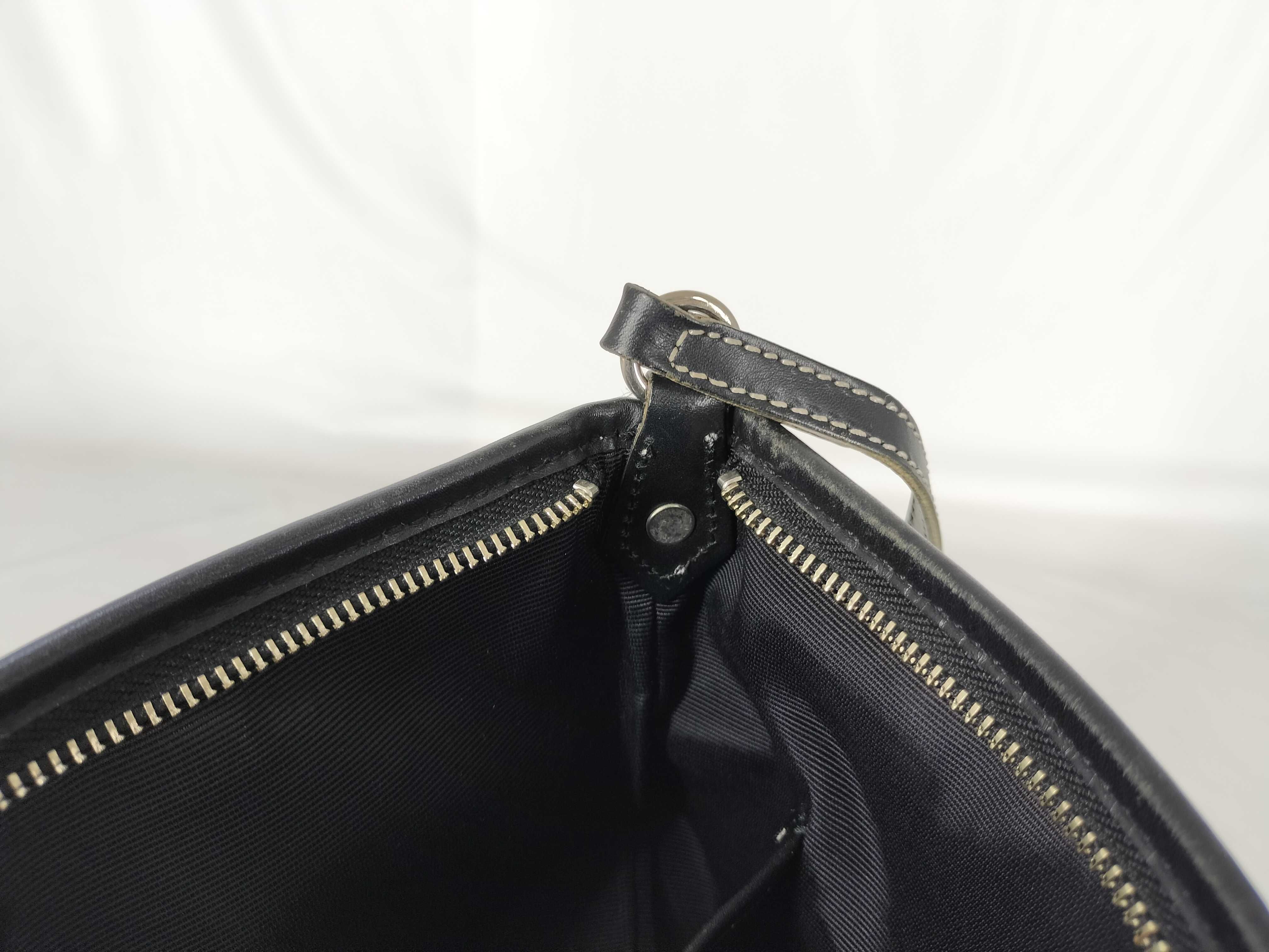 Blue Label Nova Check Canvas x Leather Shoulder Bag — view 14
