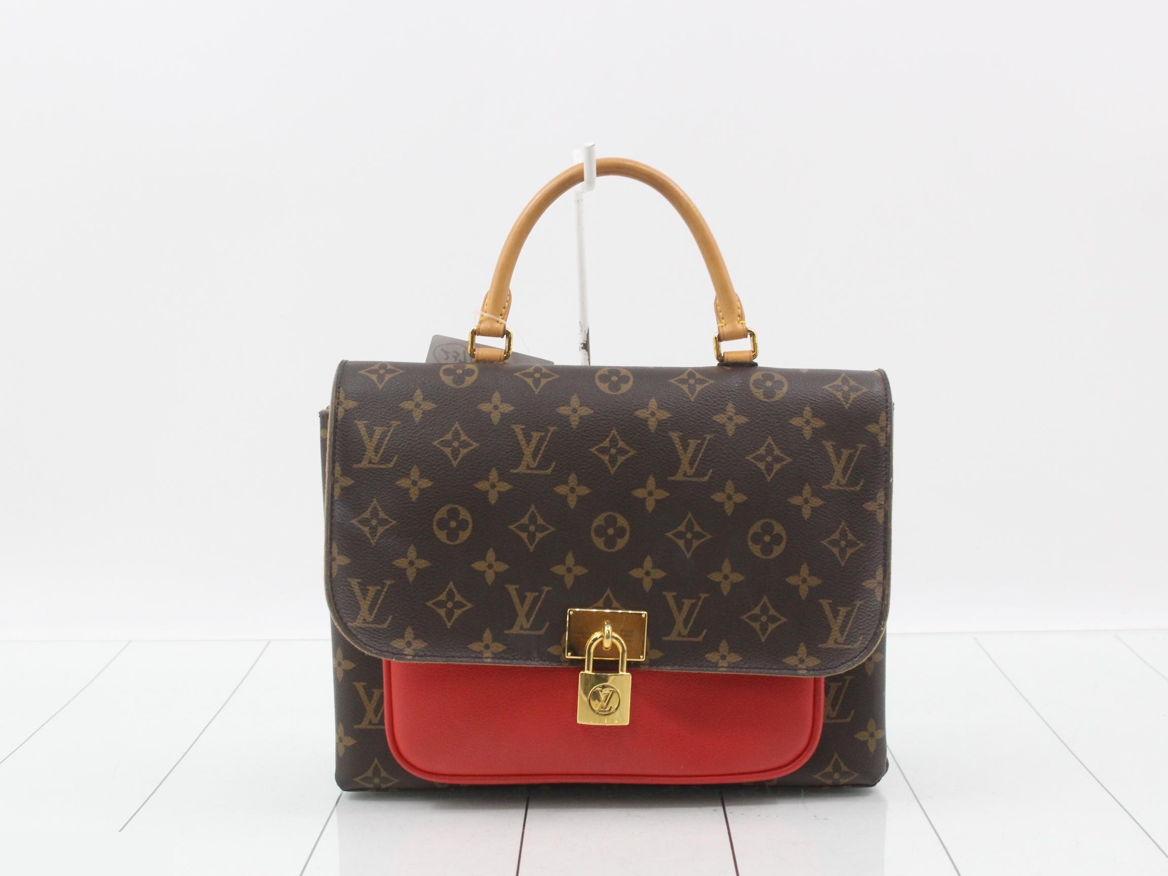 Monogram Marignan Coquelicot 2-Way Handbag