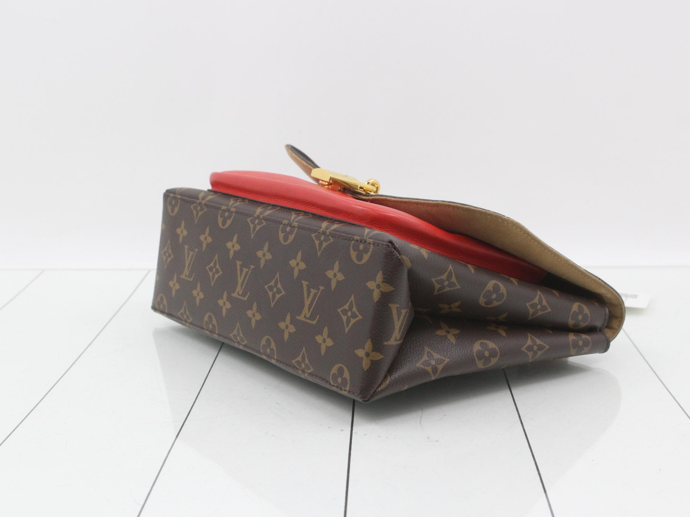Monogram Marignan Coquelicot 2-Way Handbag — view 6