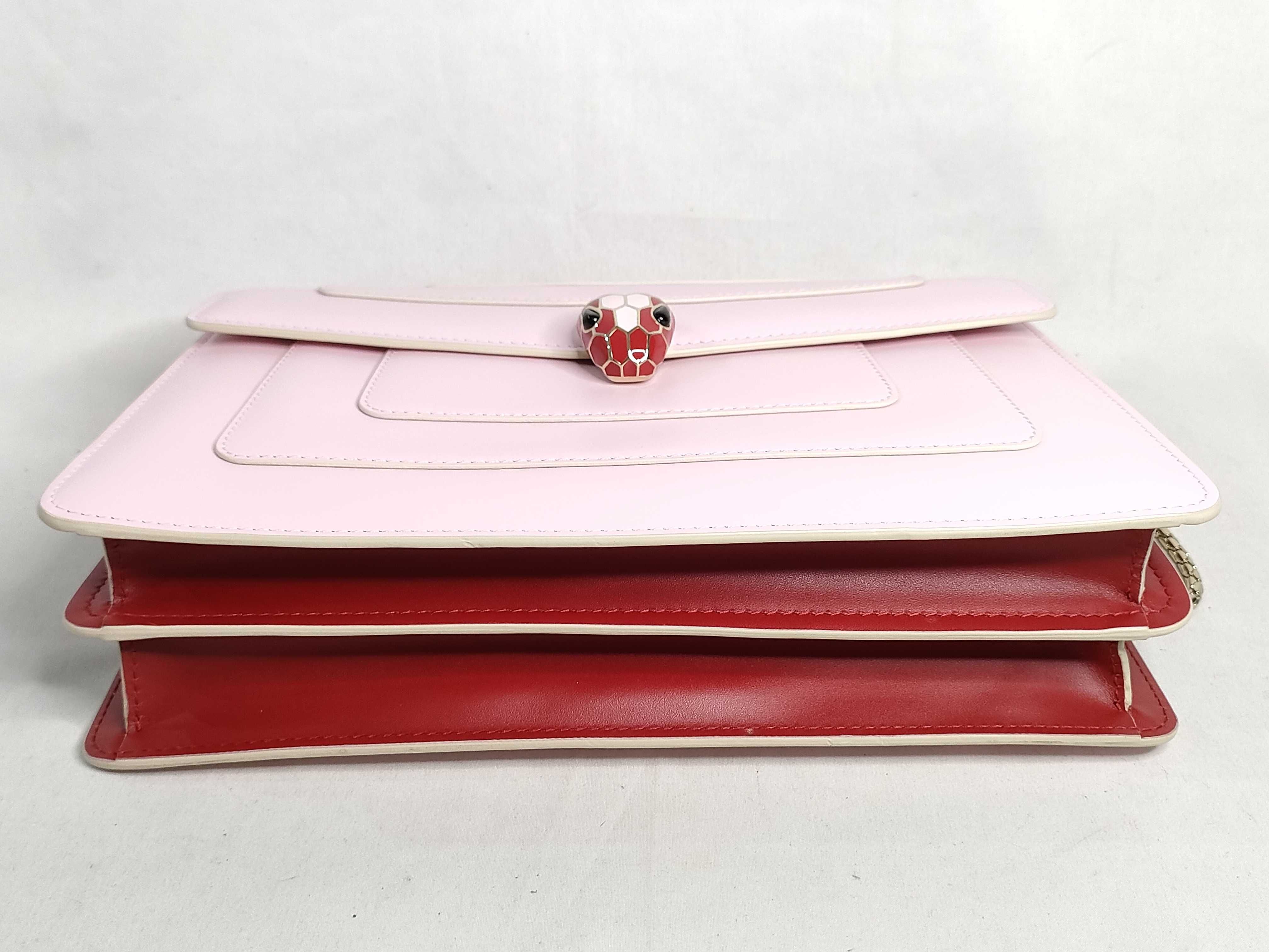 SG- Sepenti Forever Shoulder Bag Ice Pink Calf Leather 3335206Y Shoulder Bag — view 7