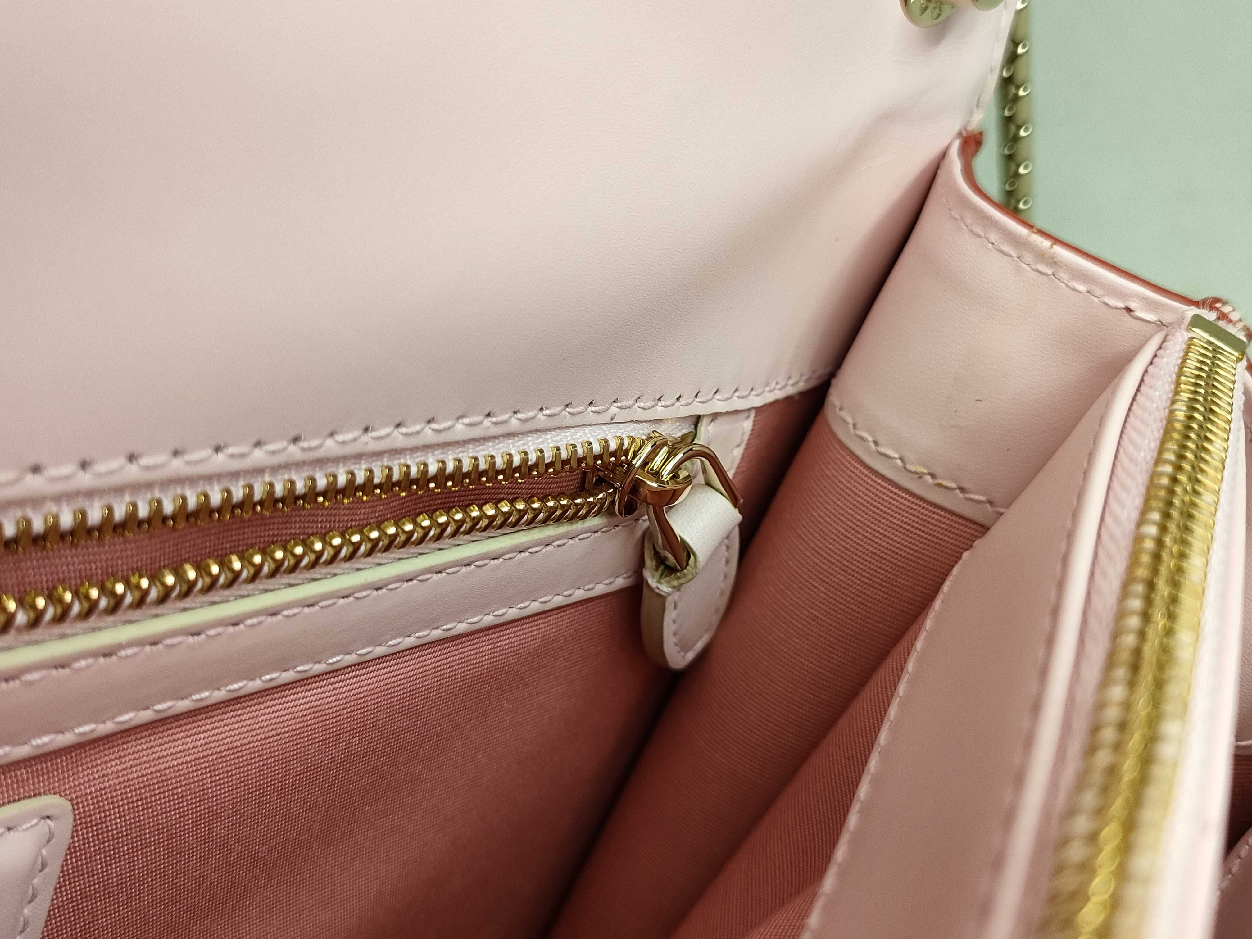 SG- Sepenti Forever Shoulder Bag Ice Pink Calf Leather 3335206Y Shoulder Bag — view 10