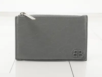 Fragment case, gray leather