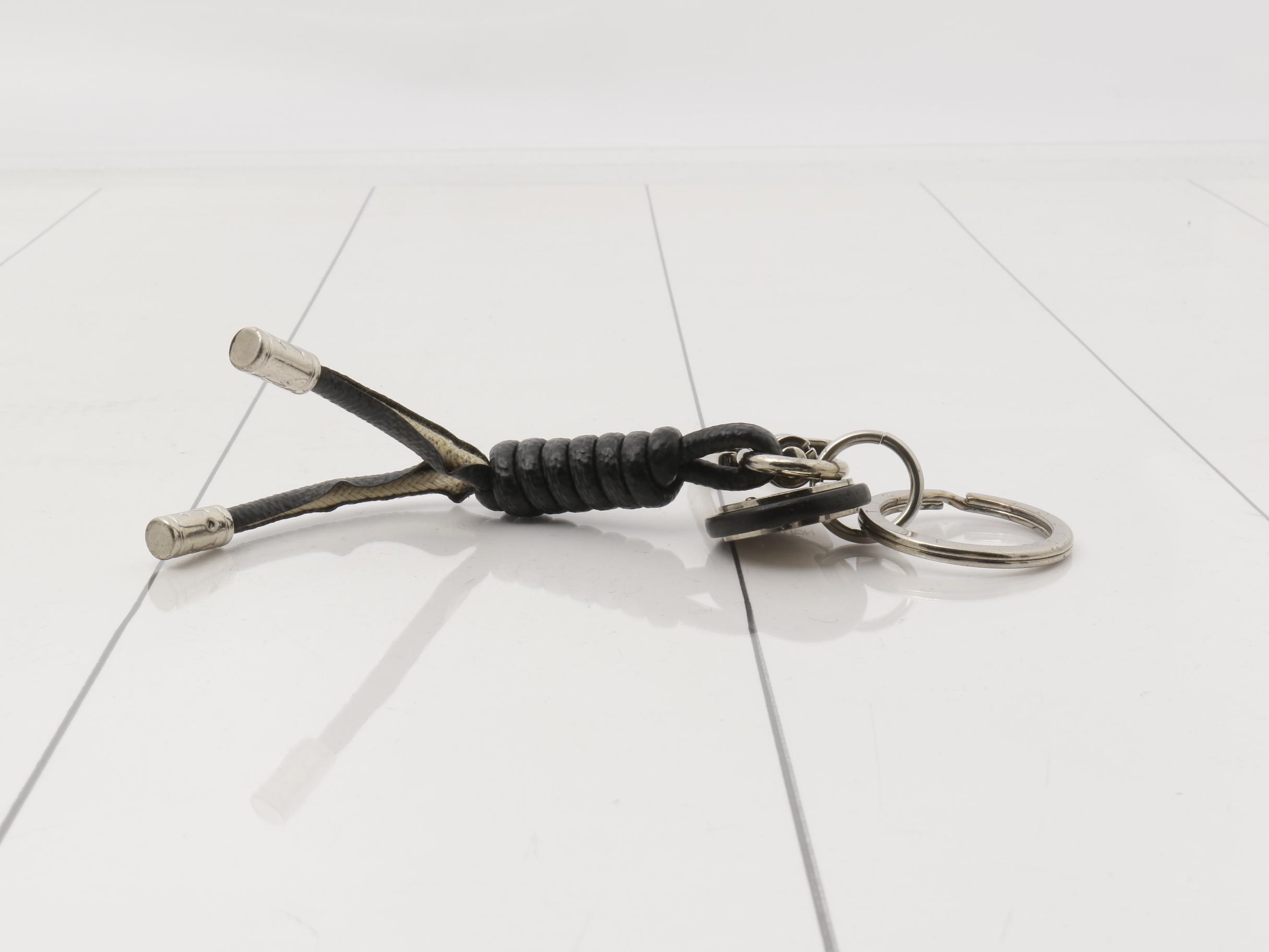 Leather rope keychain — view 3