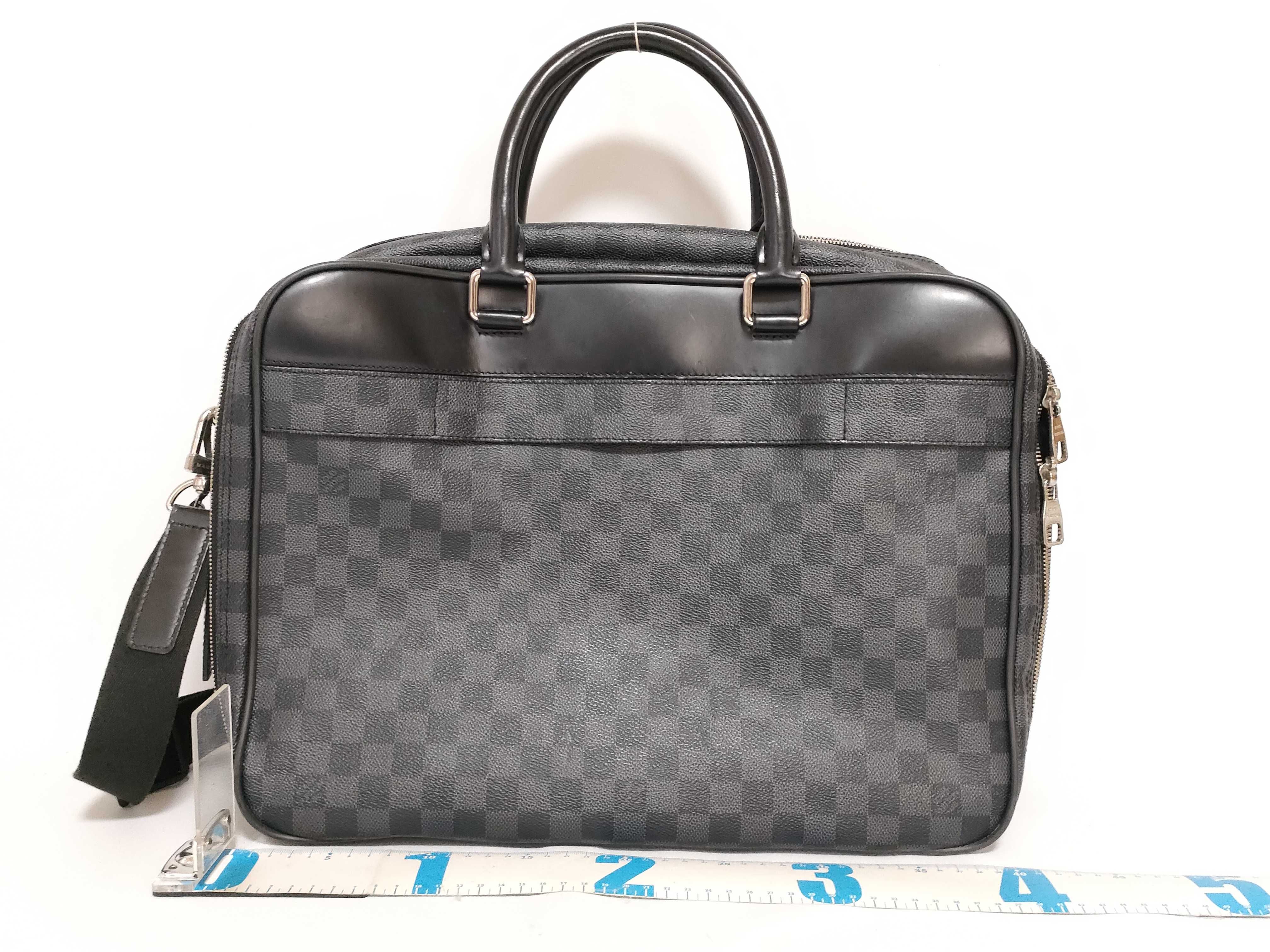 Damier Graphite Louis Vuitton Icar Overnight 2-room Type Shoulder Business Bag — view 2