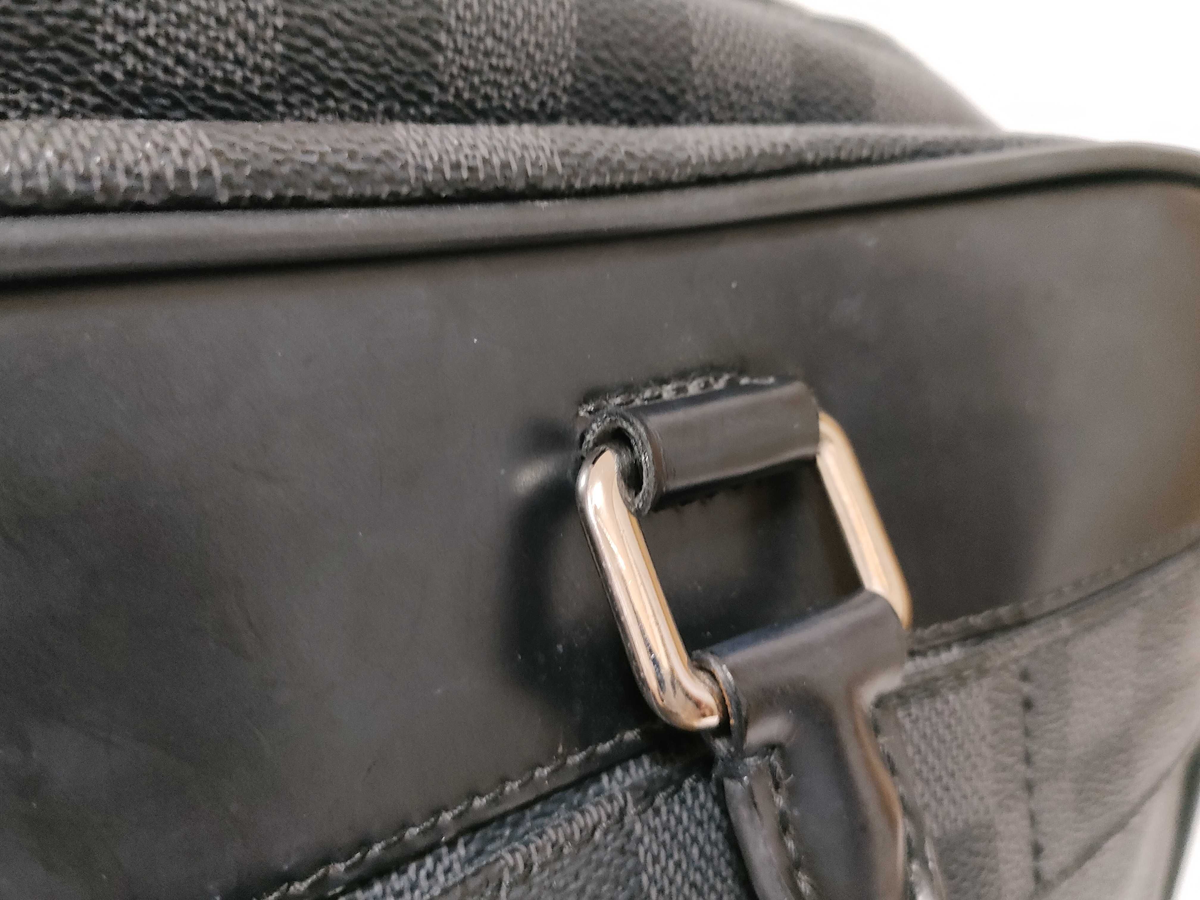 Damier Graphite Louis Vuitton Icar Overnight 2-room Type Shoulder Business Bag — view 5