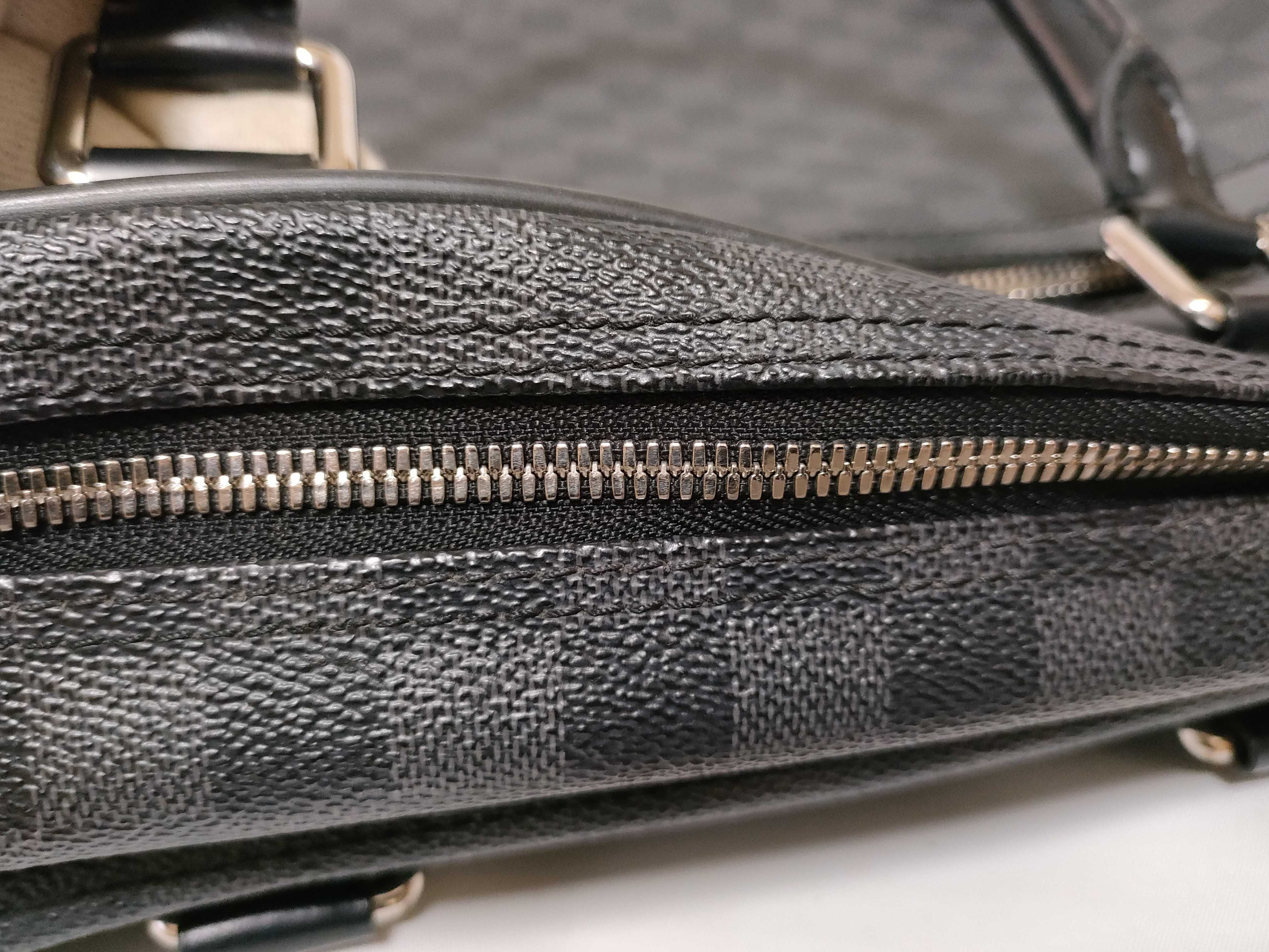 Damier Graphite Louis Vuitton Icar Overnight 2-room Type Shoulder Business Bag — view 6