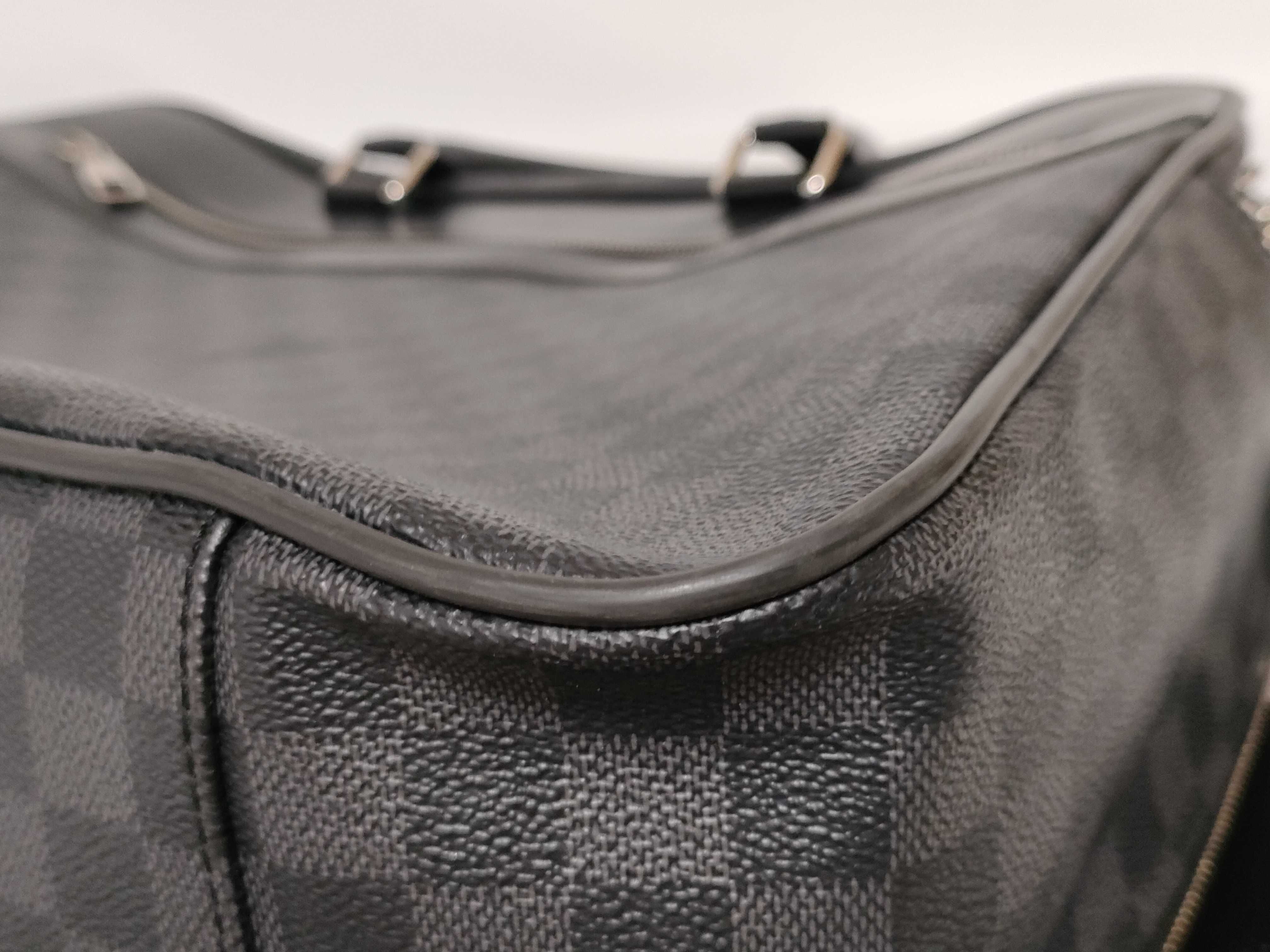 Damier Graphite Louis Vuitton Icar Overnight 2-room Type Shoulder Business Bag — view 7