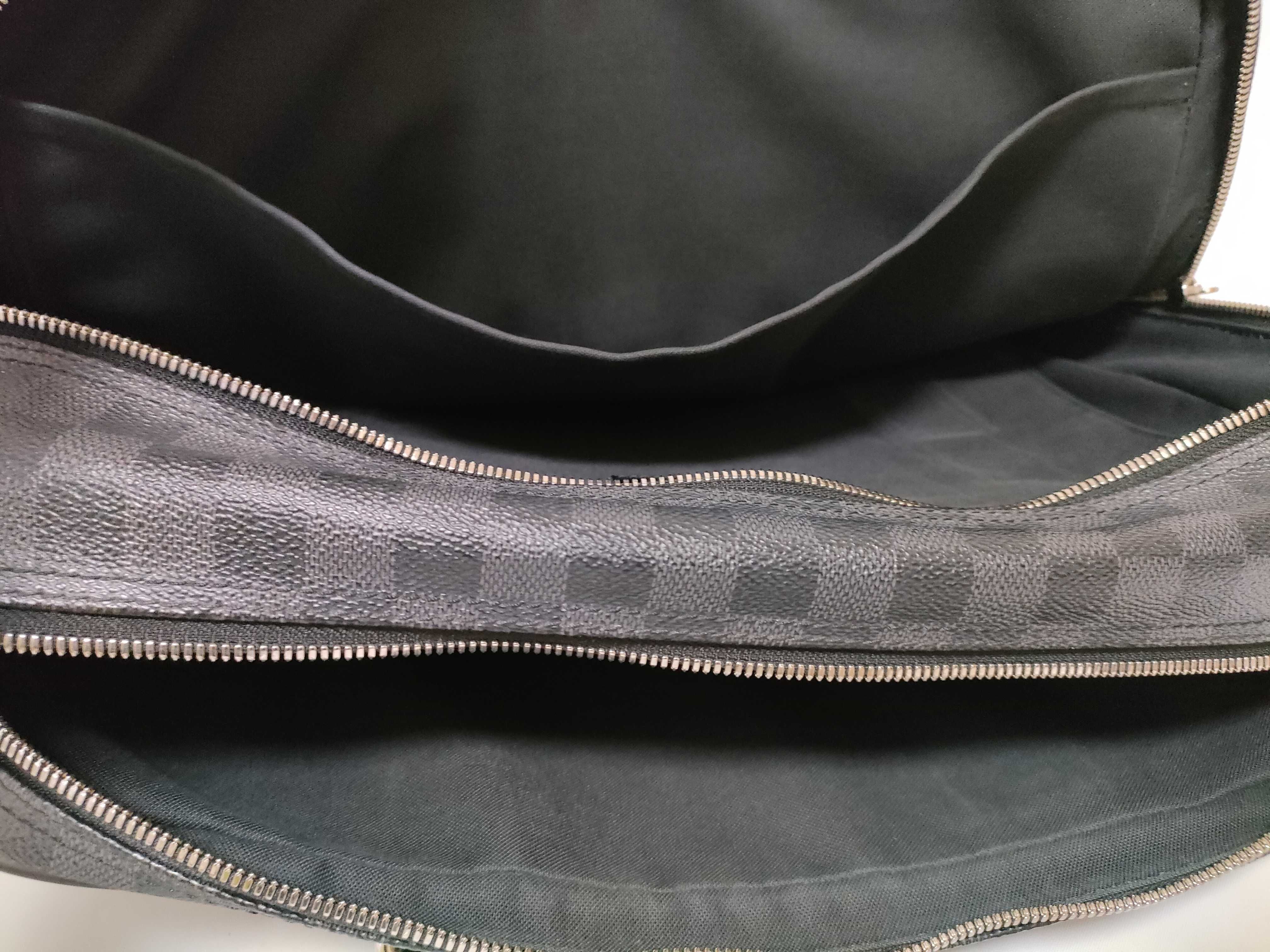 Damier Graphite Louis Vuitton Icar Overnight 2-room Type Shoulder Business Bag — view 10