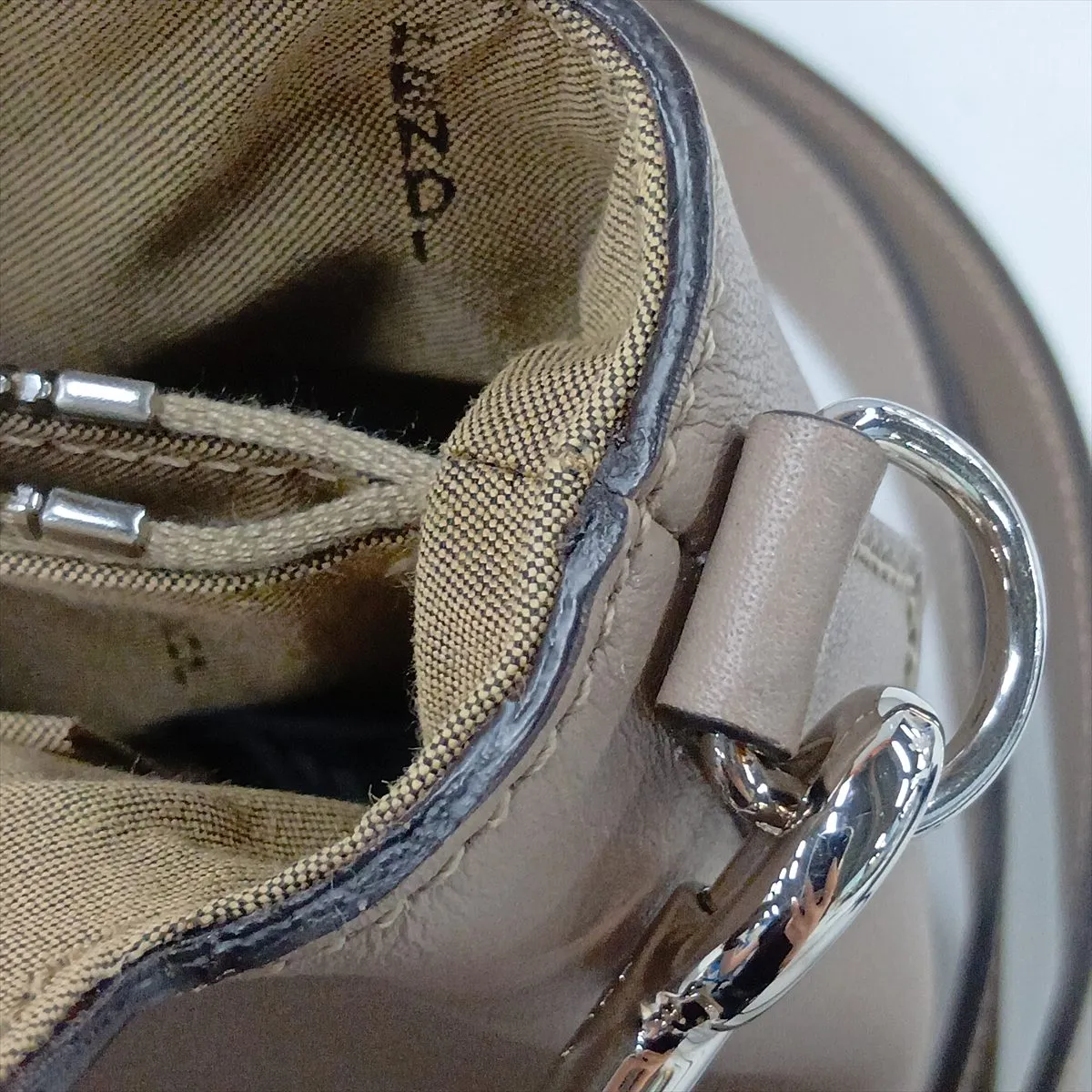 By The Way Medium 8BL146 Leather 2-Way Handbag Beige — view 13