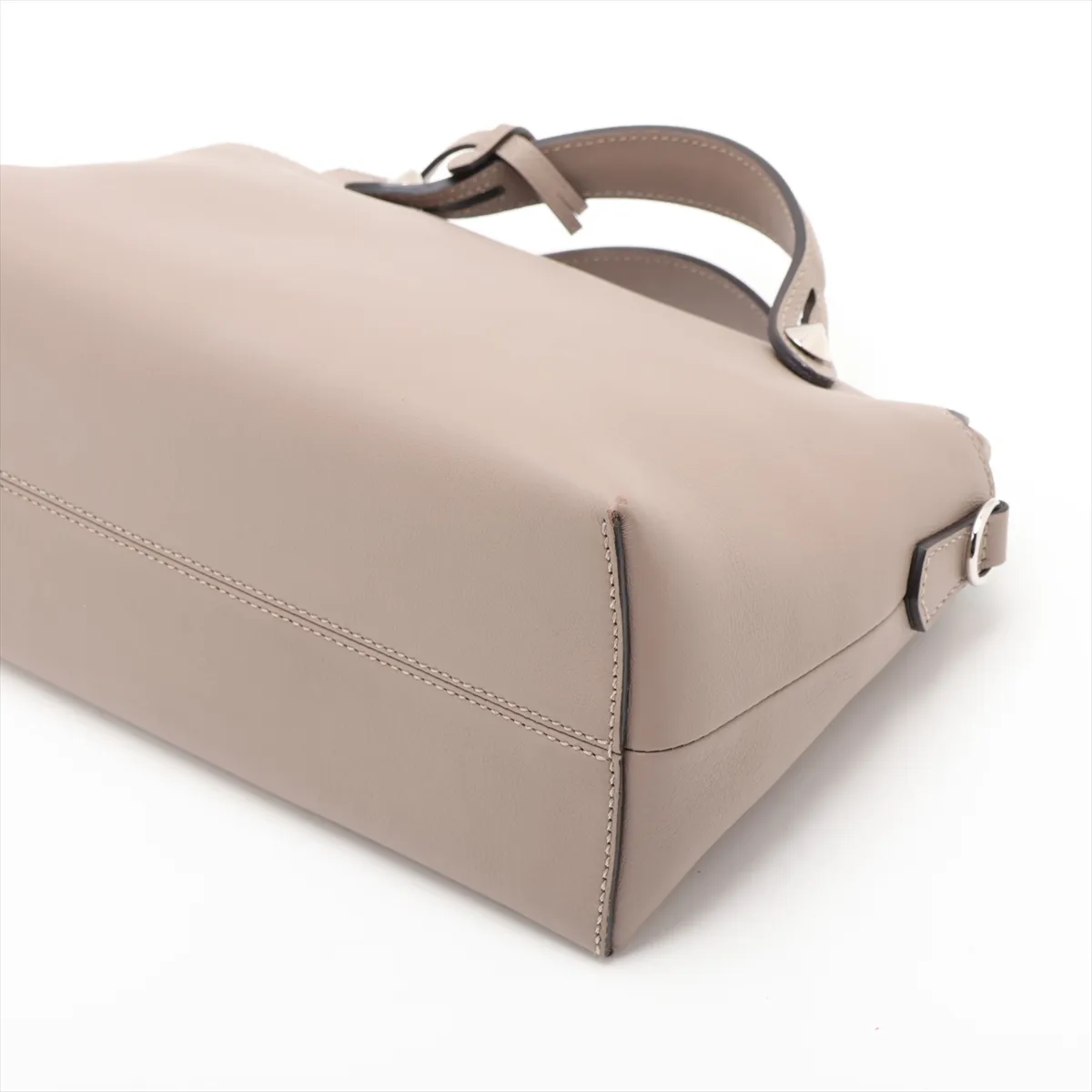 By The Way Medium 8BL146 Leather 2-Way Handbag Beige — view 3