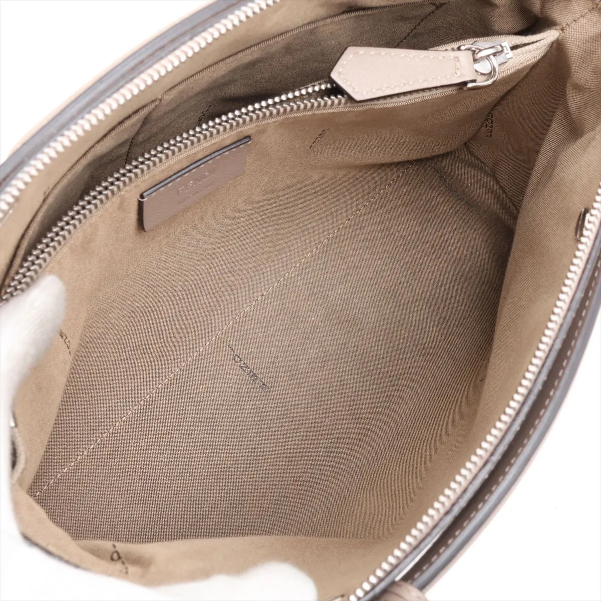 By The Way Medium 8BL146 Leather 2-Way Handbag Beige — view 9