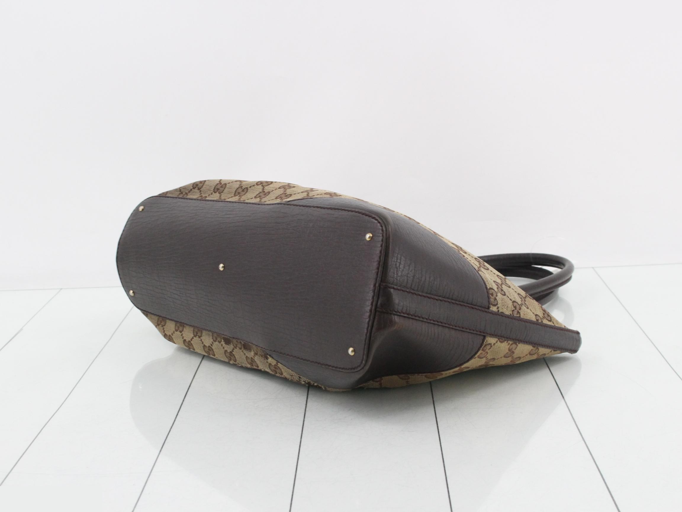 Sherry GG Canvas Horsebit Tote Bag — view 6