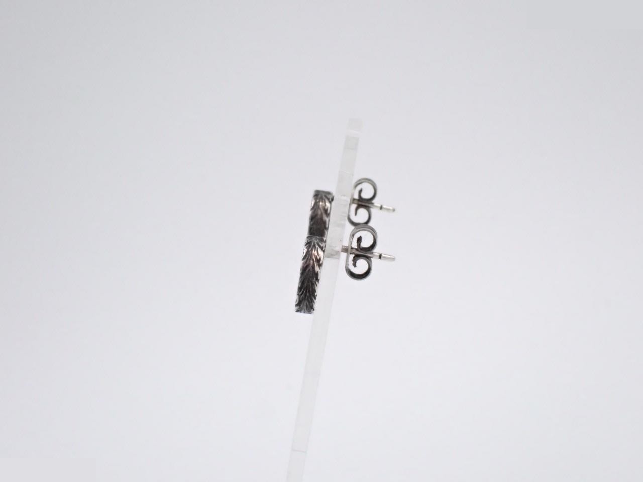 Interlocking Earrings, 925 Sterling Silver, 3.0g — view 3