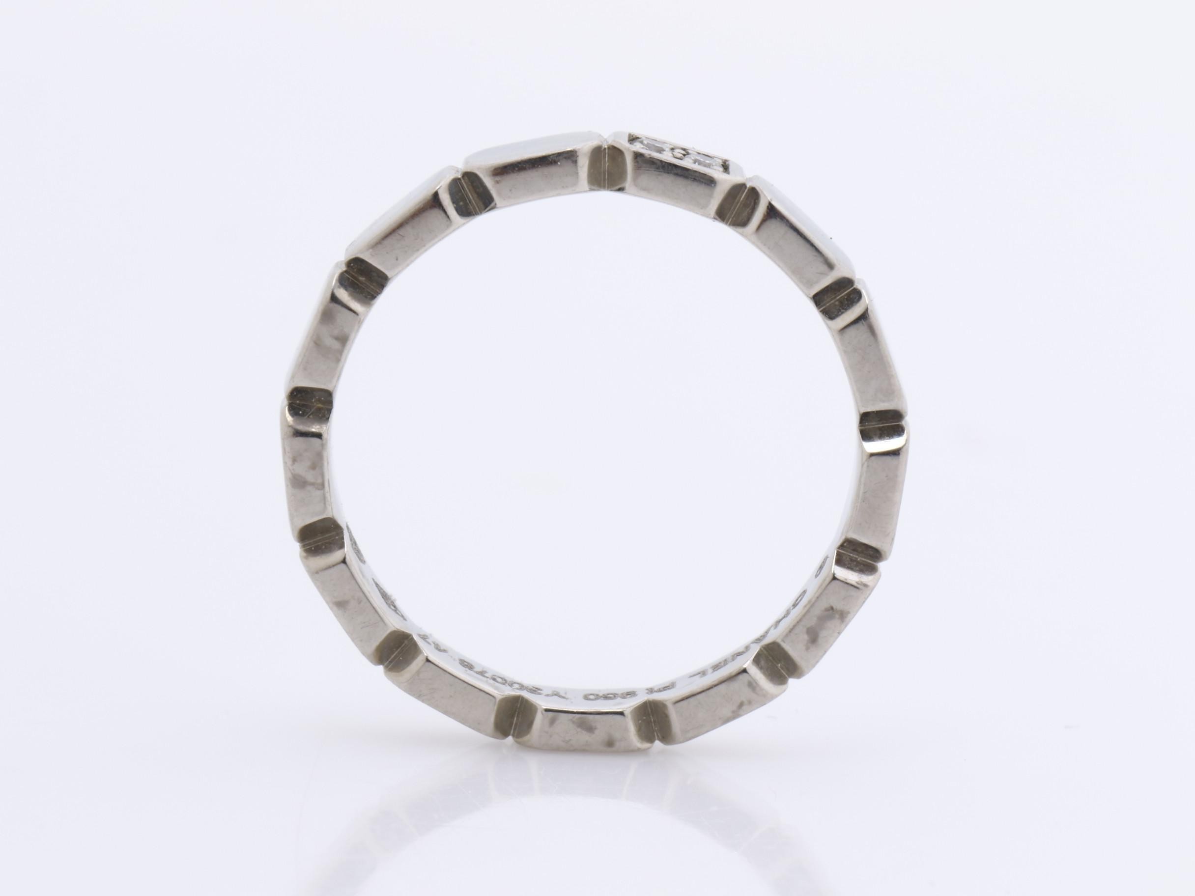 Pt950 Premiere Promesse Ring, 2PD, 3.4g, #47 — view 5