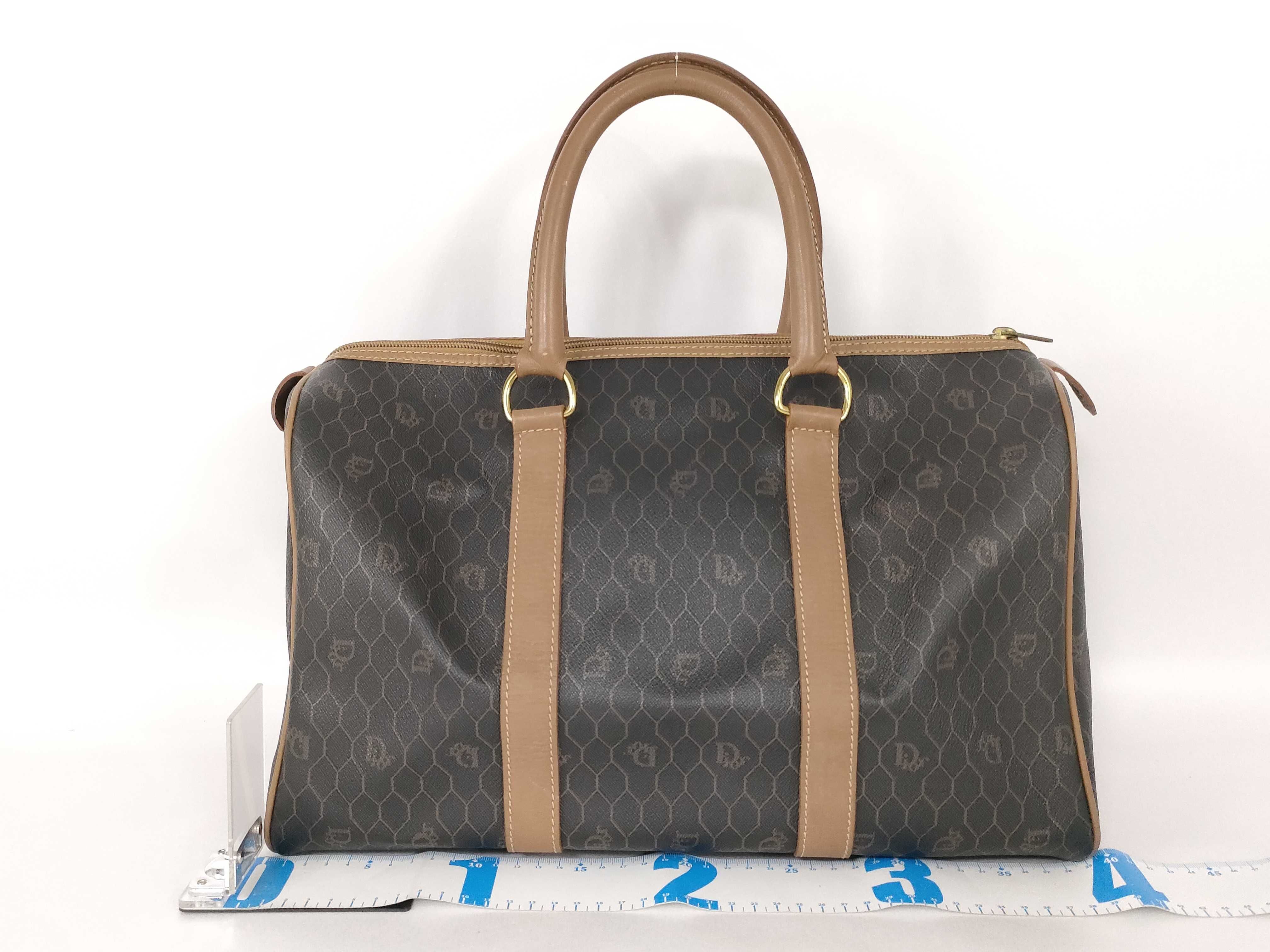 Christian Honeycomb PVC Boston Bag Handbag — view 2