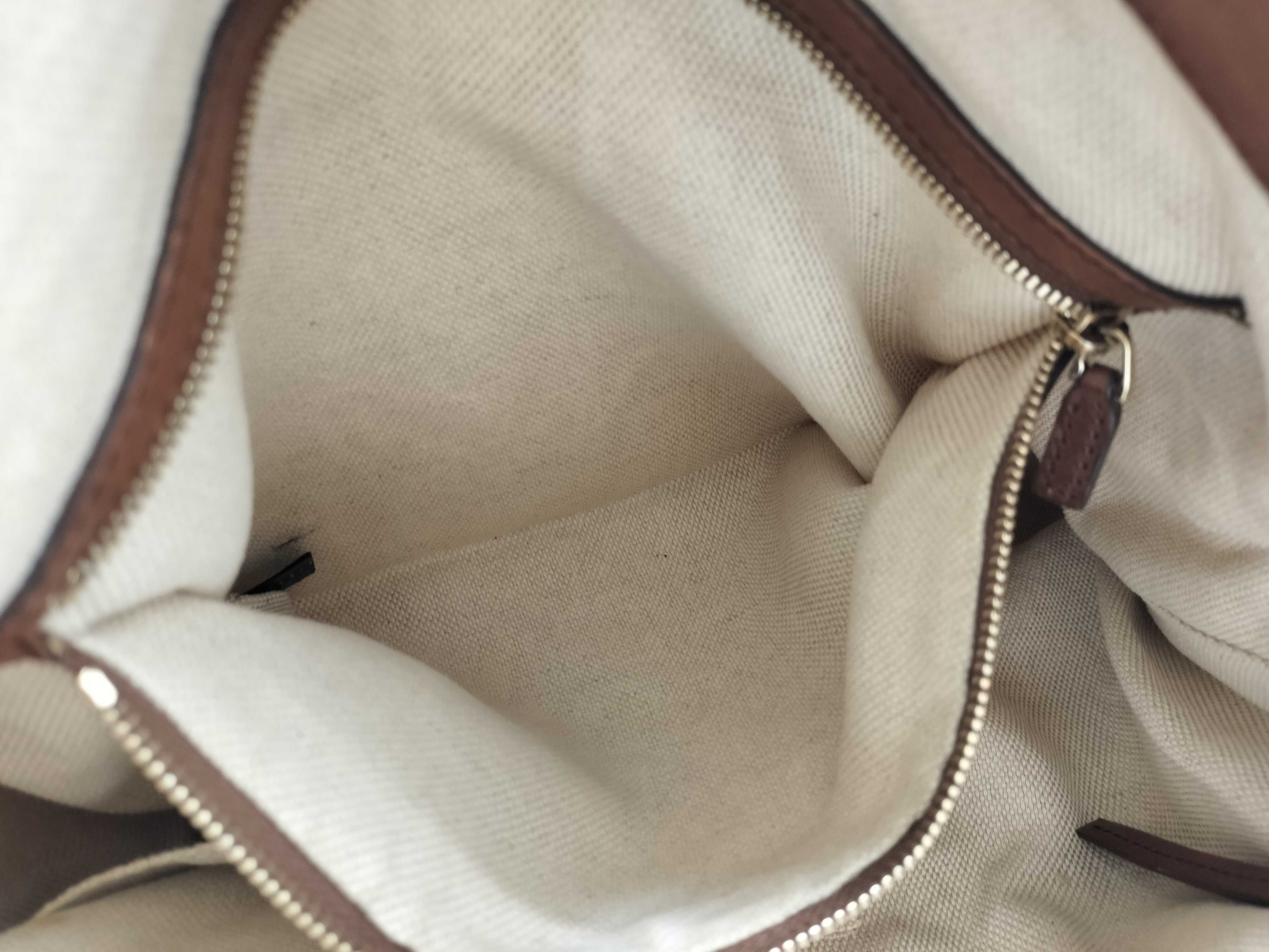 Brown Canvas Twill Tote Bag Shoulder Bag — view 14