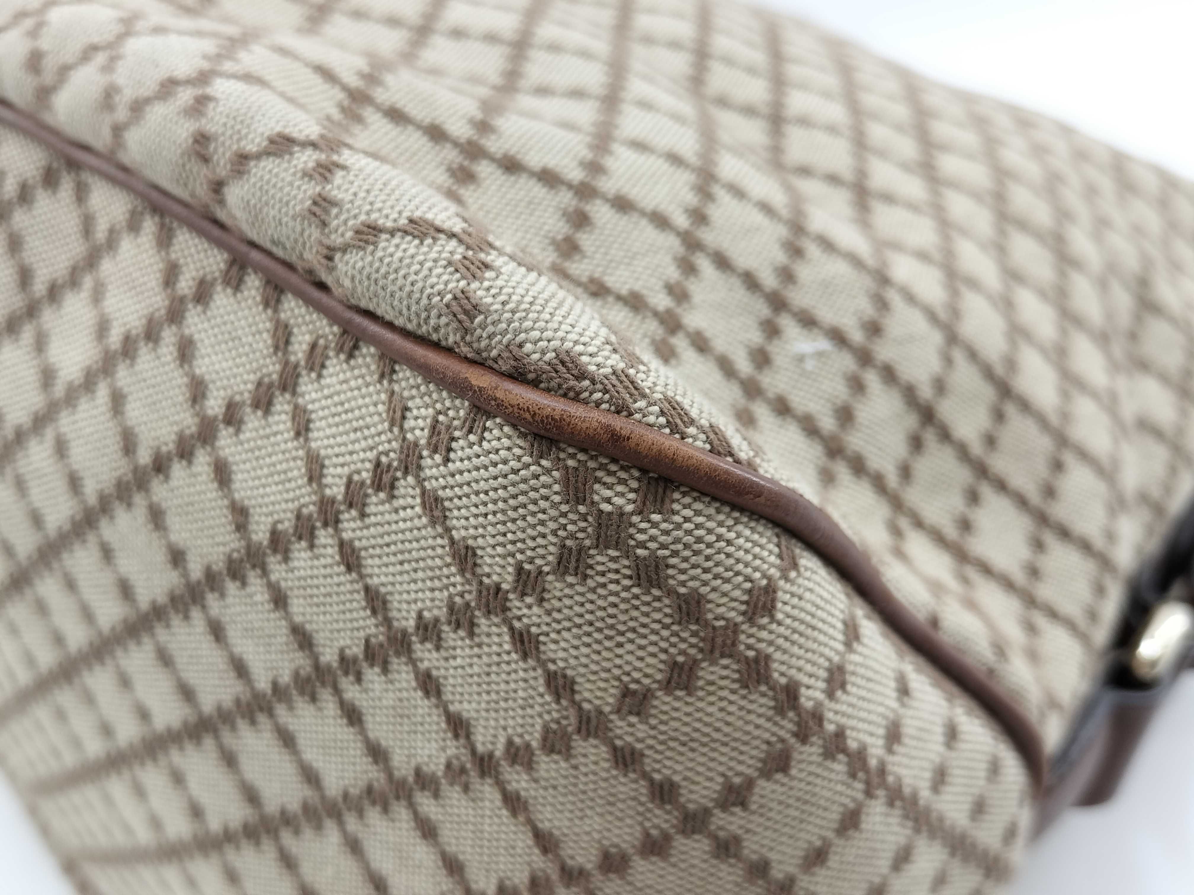 Brown Canvas Twill Tote Bag Shoulder Bag — view 6