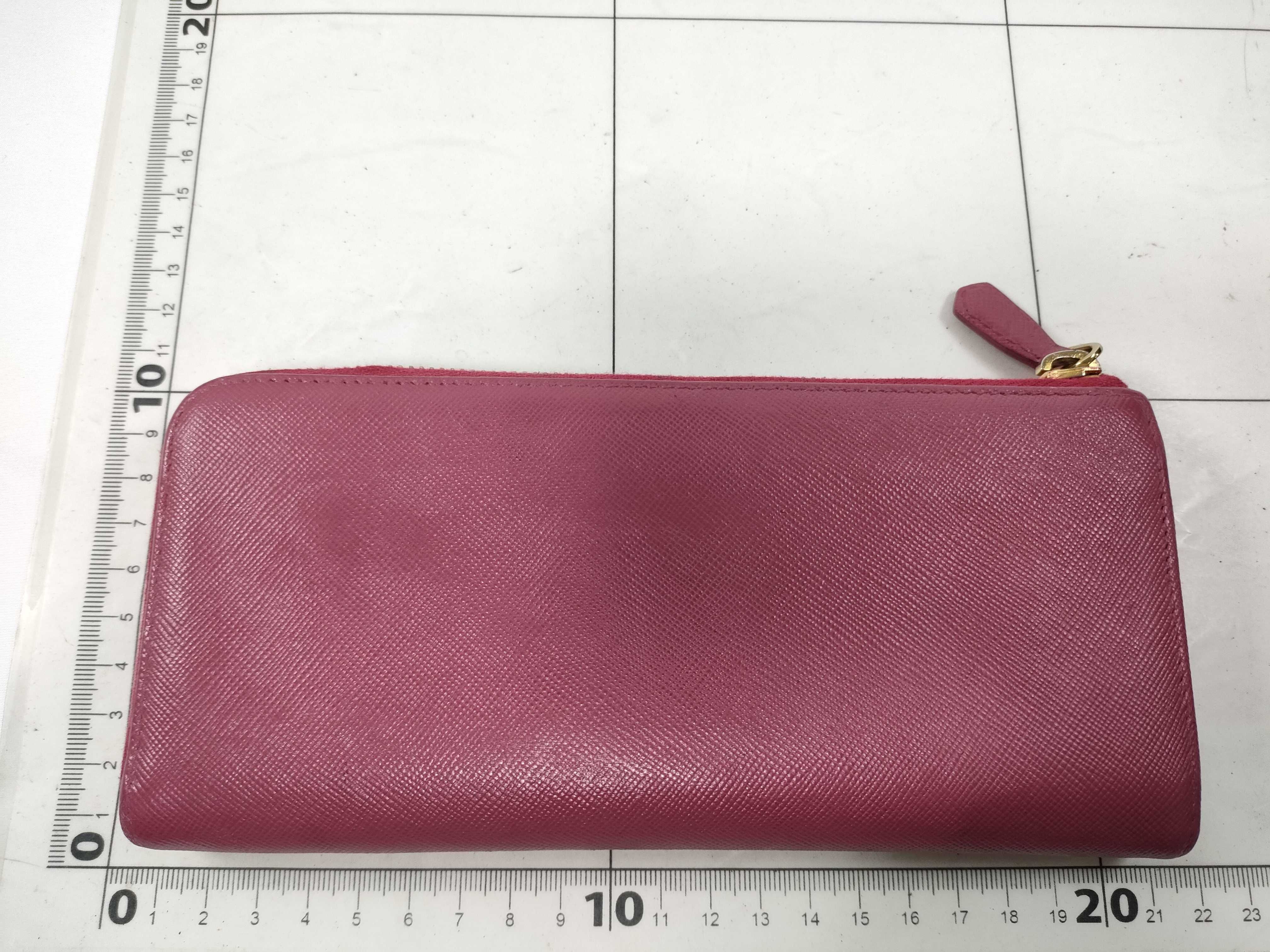 Saffiano Pink Long Wallet — view 2