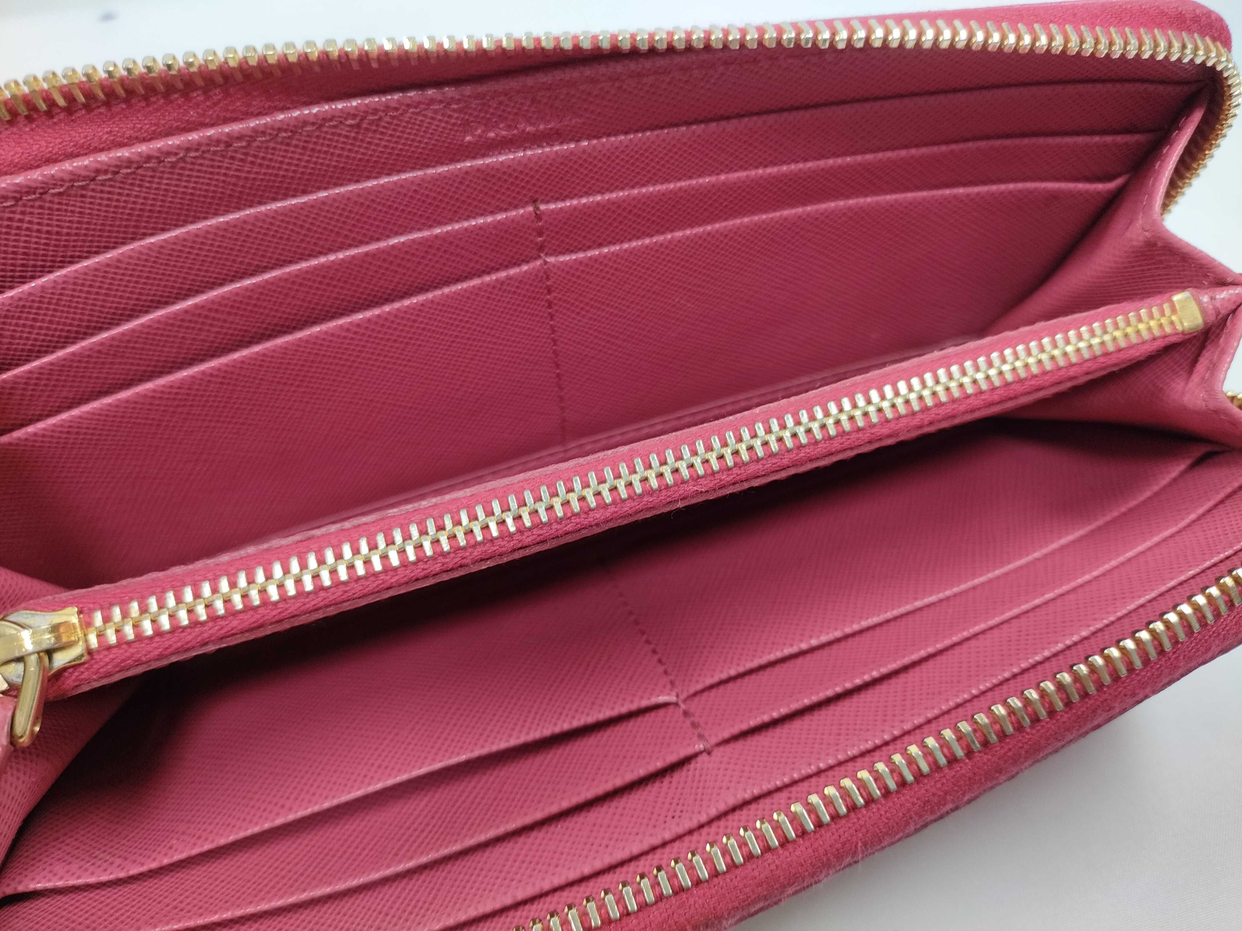 Saffiano Pink Long Wallet — view 13