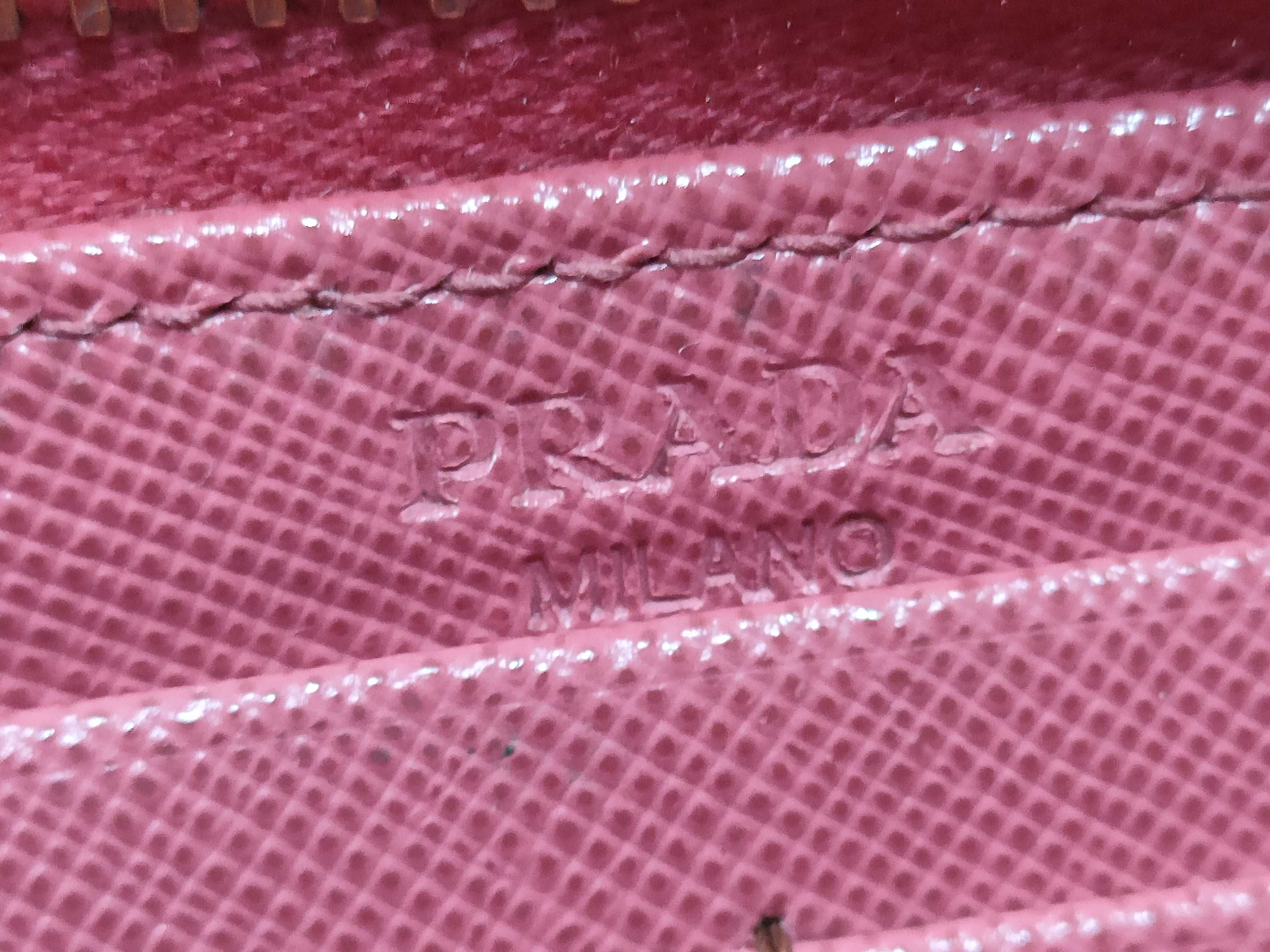 Saffiano Pink Long Wallet — view 14