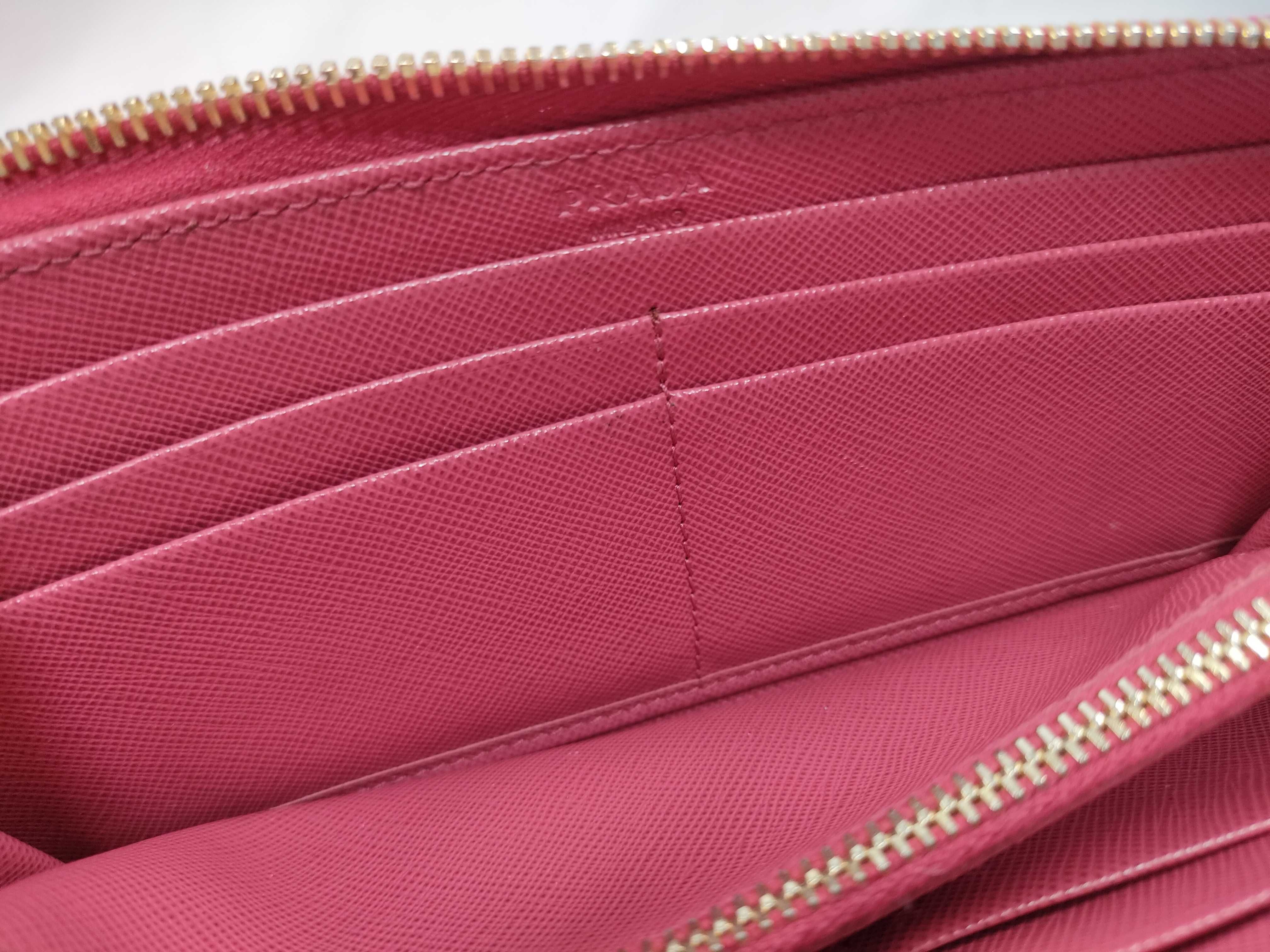 Saffiano Pink Long Wallet — view 15