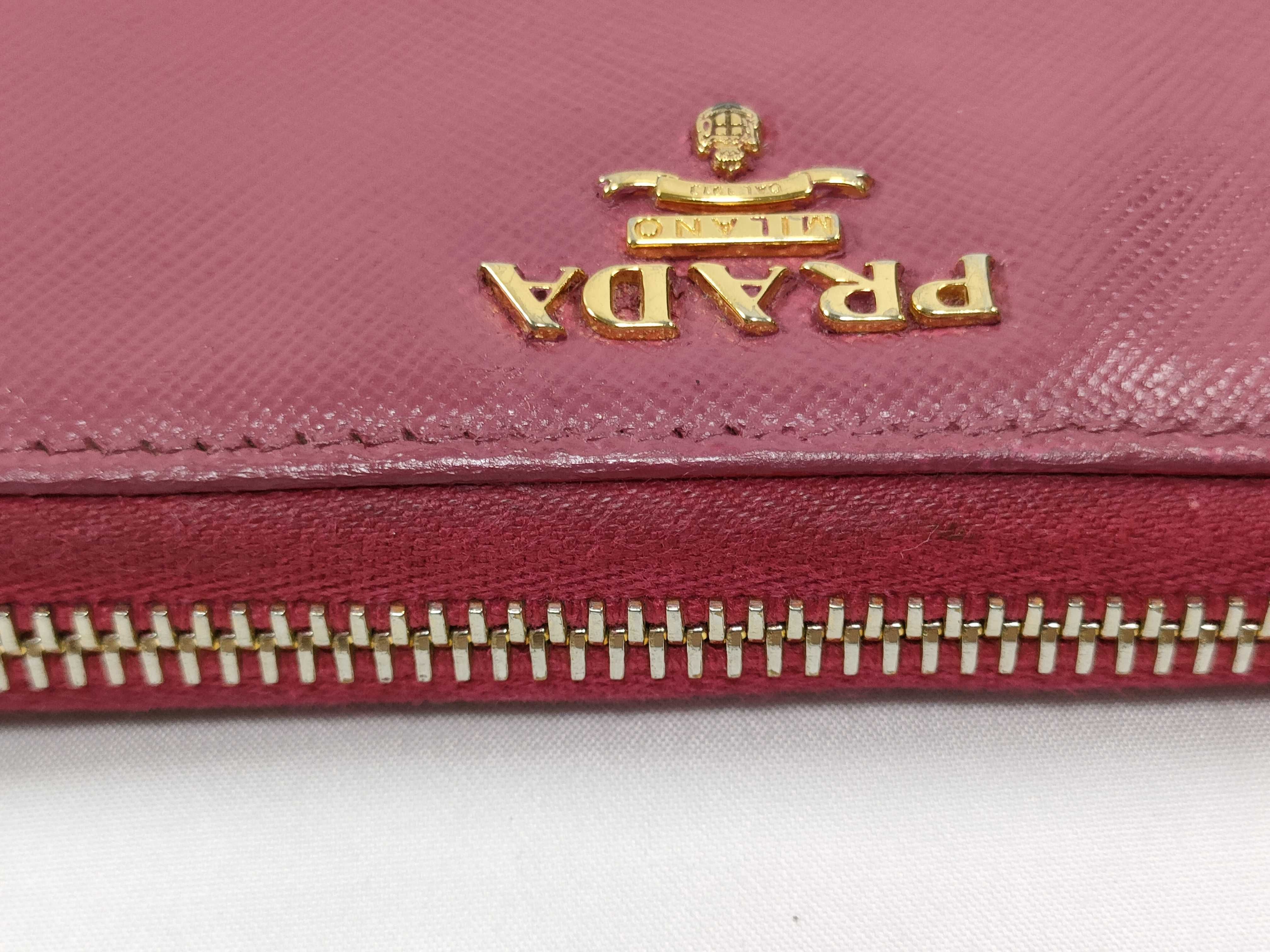 Saffiano Pink Long Wallet — view 6