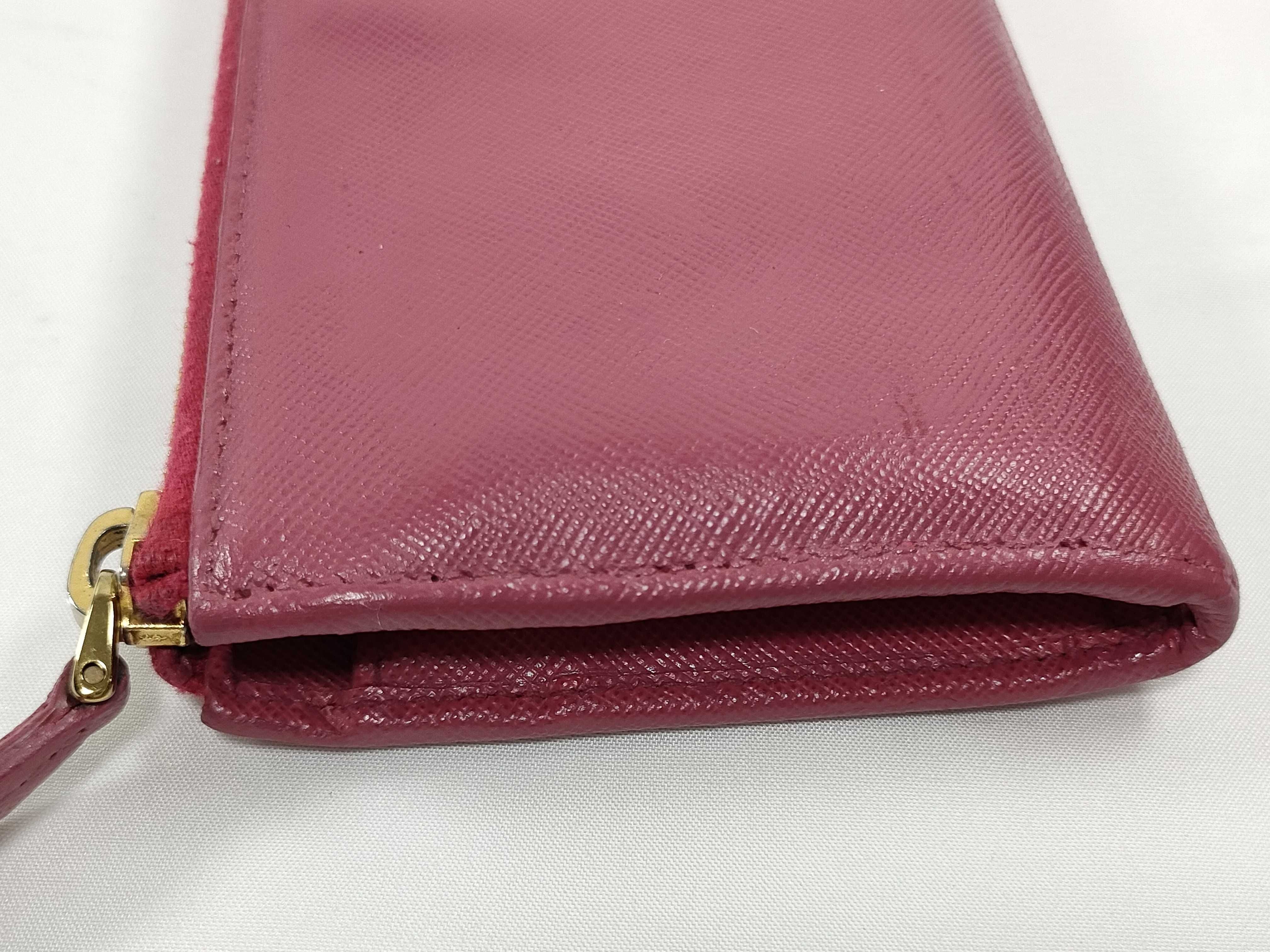 Saffiano Pink Long Wallet — view 10