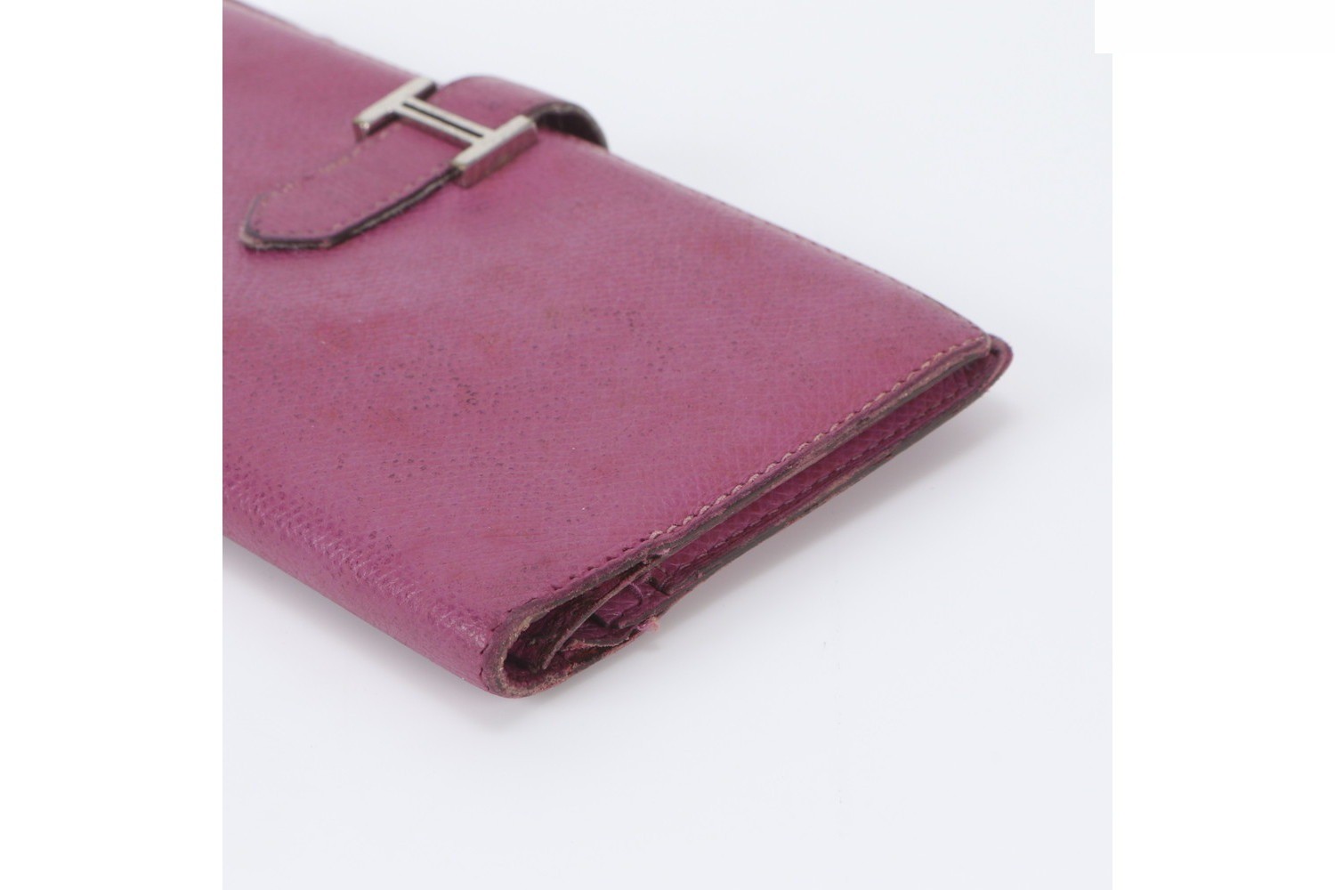 I Stamped Bearn Leather Long Wallet Bi-fold Long Wallet — view 3