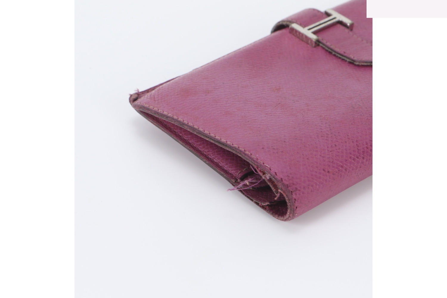 I Stamped Bearn Leather Long Wallet Bi-fold Long Wallet — view 4