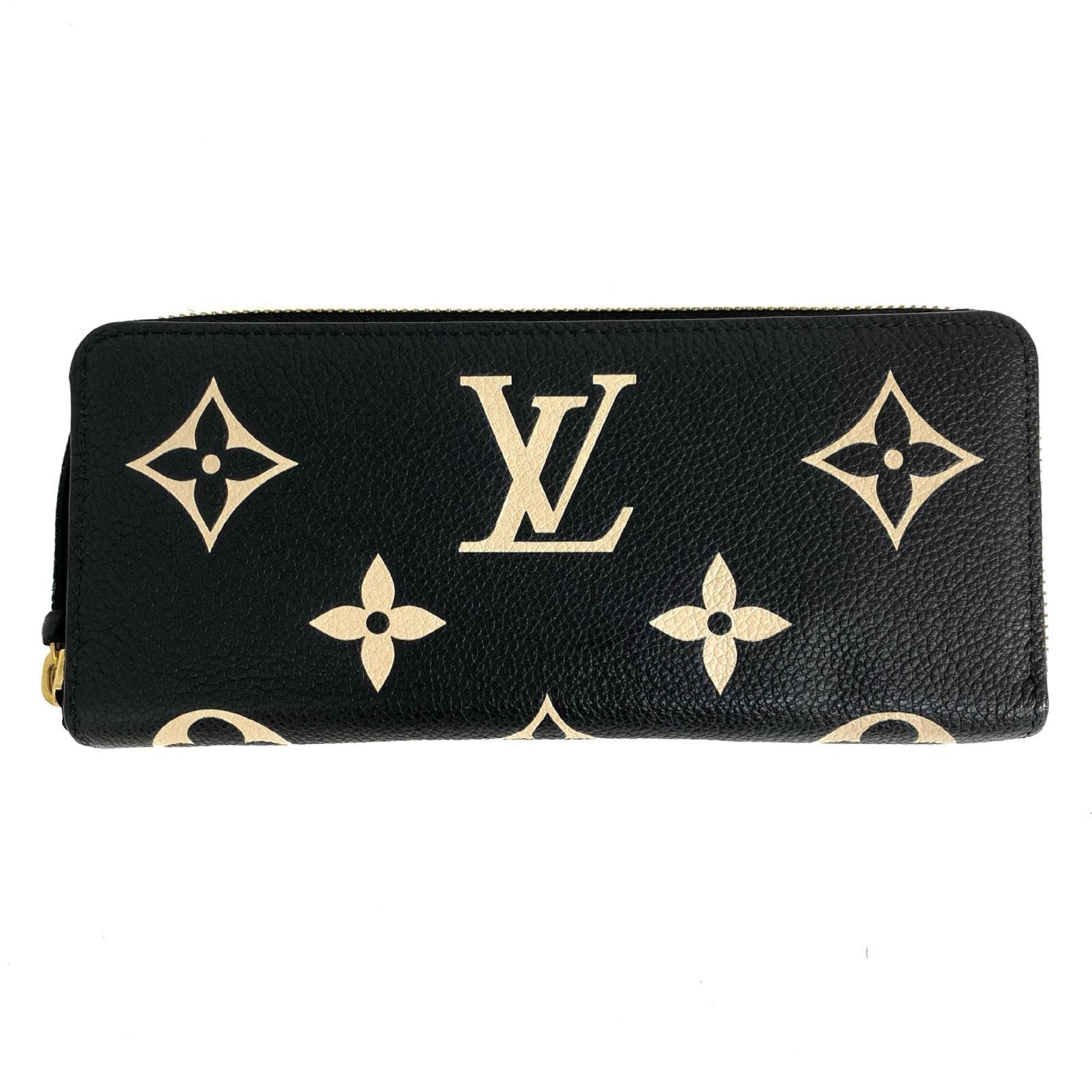 【*Shipped from: Hong Kong*】LOUIS VUITTON Black Calfskin Monogram Empreinte Zippy Wallet Long Wallet M80481 Wallet — view 3