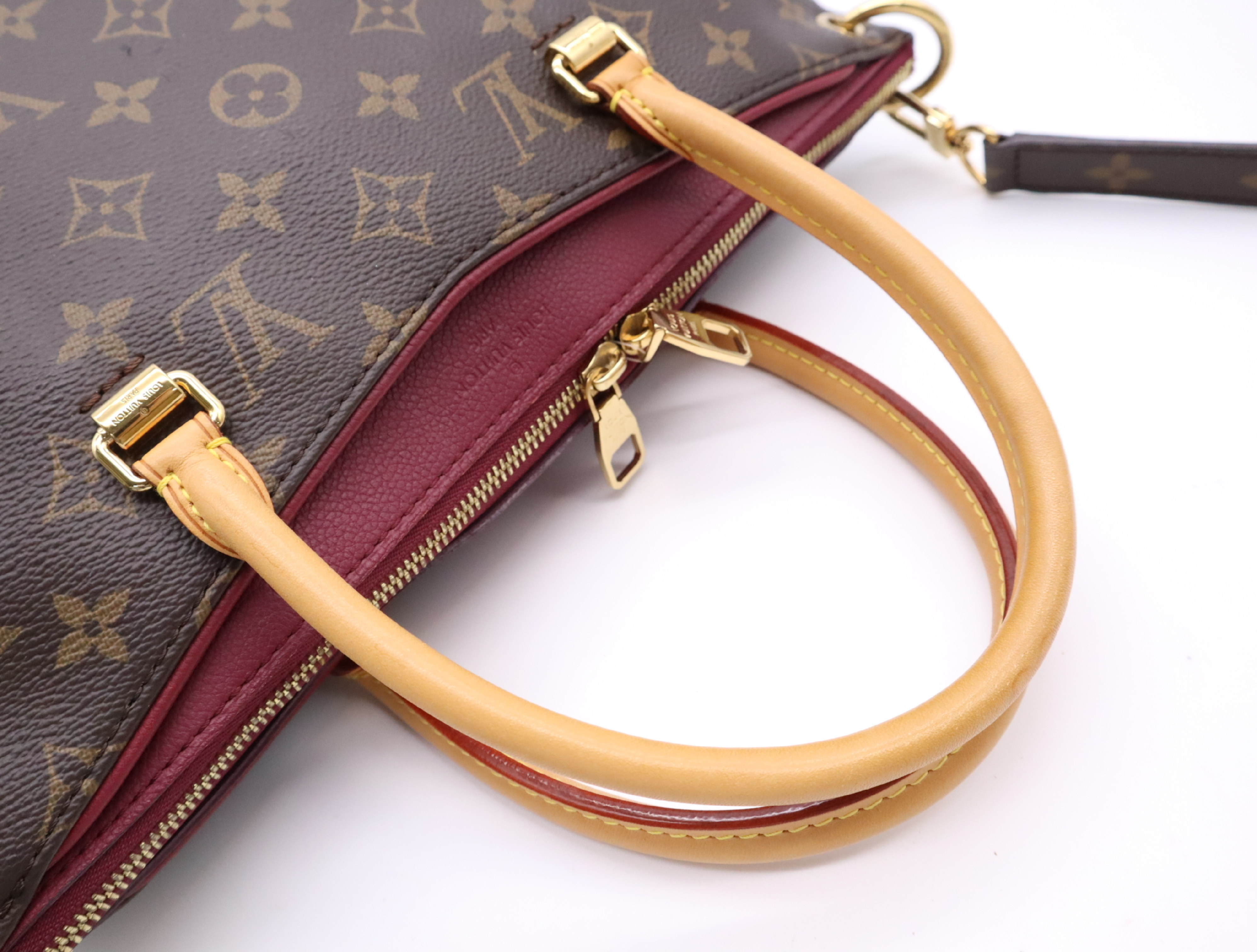 M40906 Monogram Pallas Aurore Handbag with Shoulder Strap — view 13