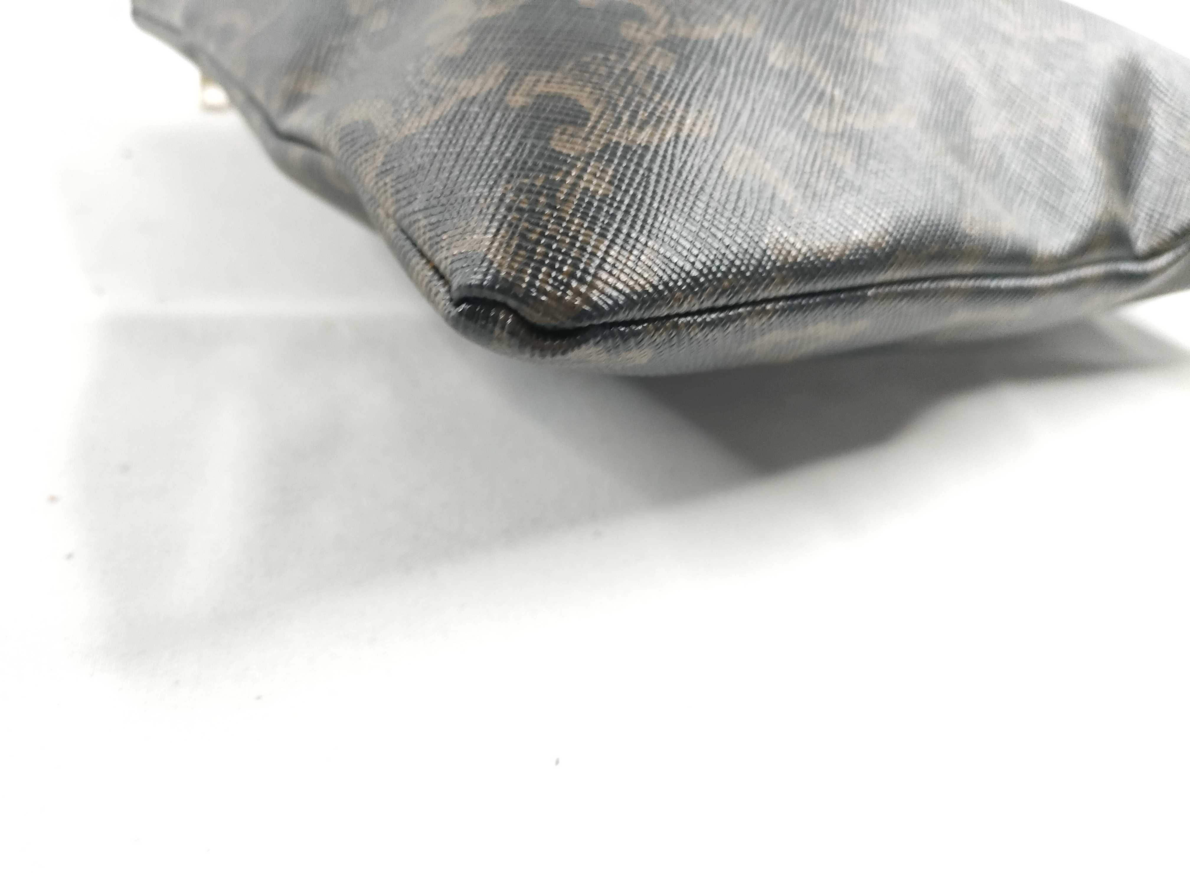 Leather Triomphe Clutch Bag, Dark Brown, with Dust Bag. — view 3