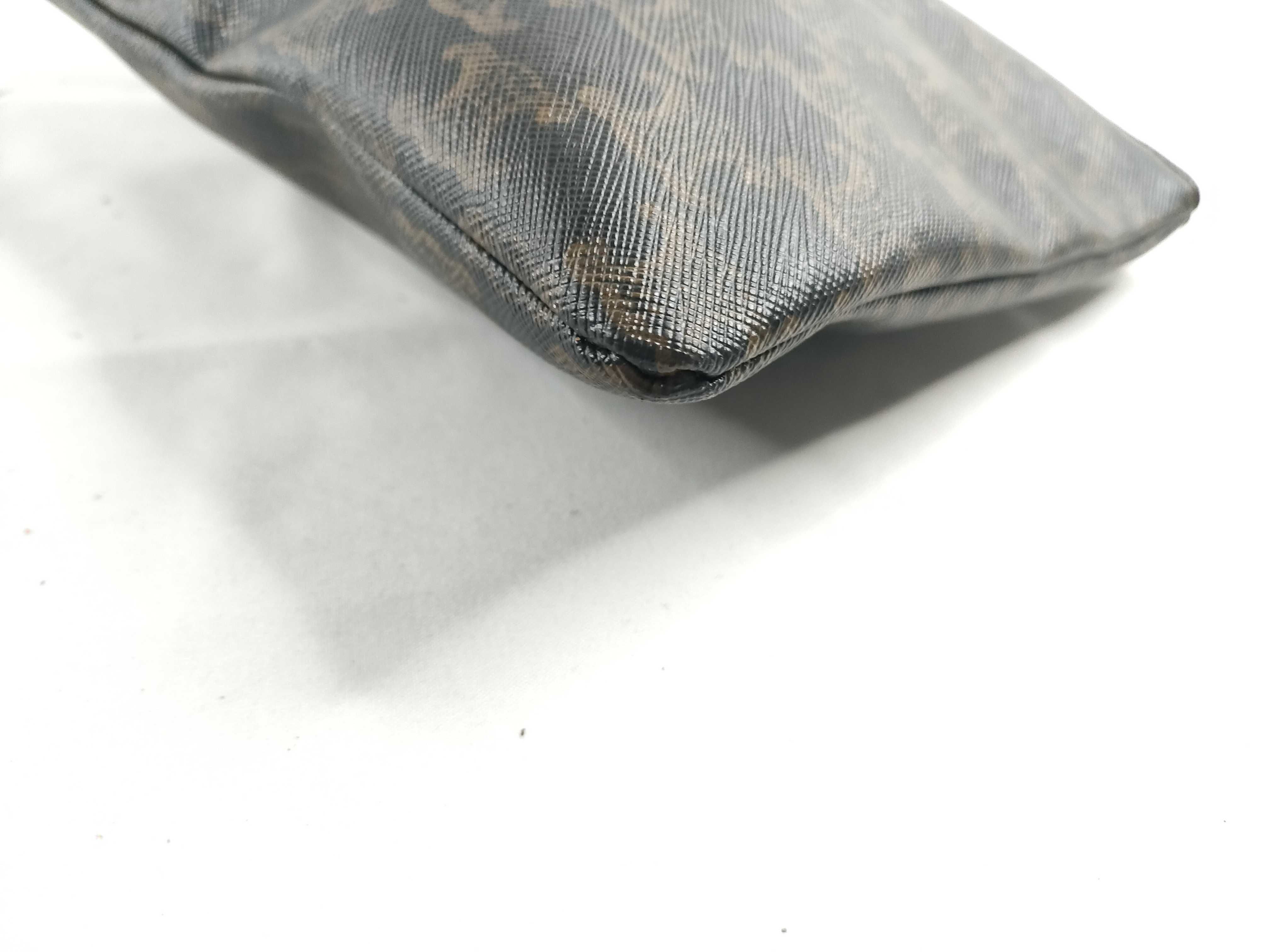 Leather Triomphe Clutch Bag, Dark Brown, with Dust Bag. — view 5