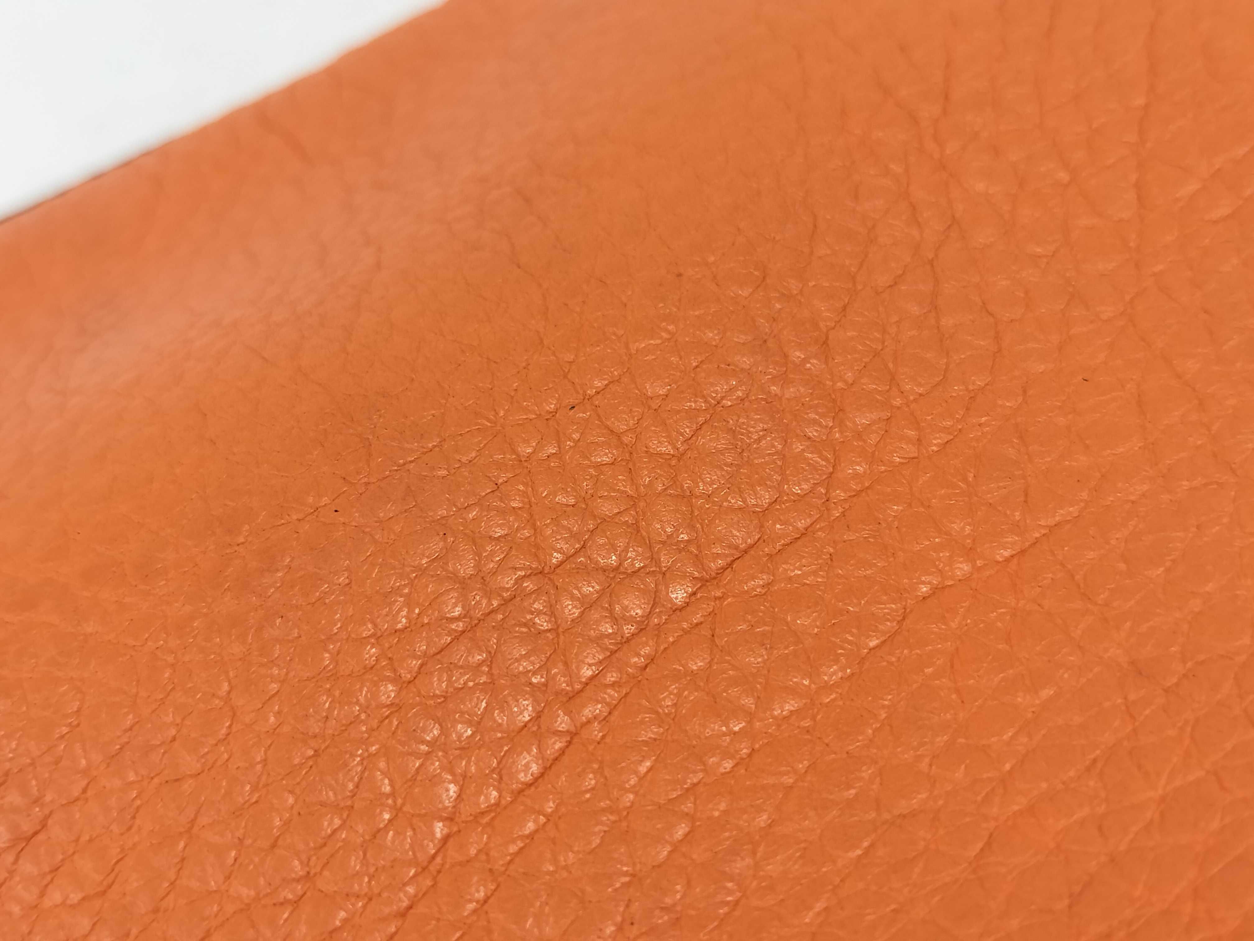 PH- Vespa TPM Veau Epsom Orange Silver Hardware Square H (2004) Shoulder Bag — view 15