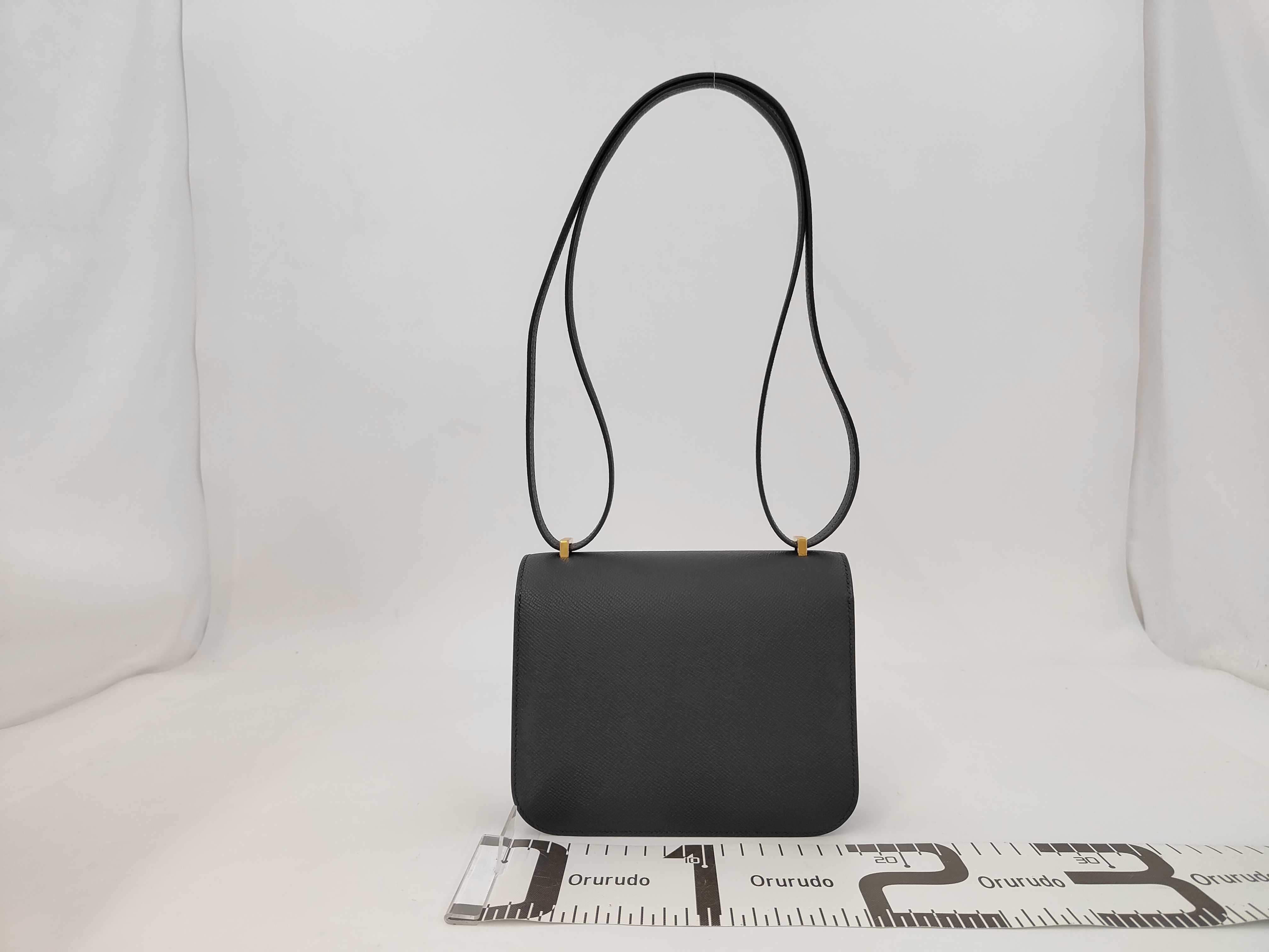 Constance Mini Epsom Black Gold Hardware G Stamp Shoulder Bag — view 2
