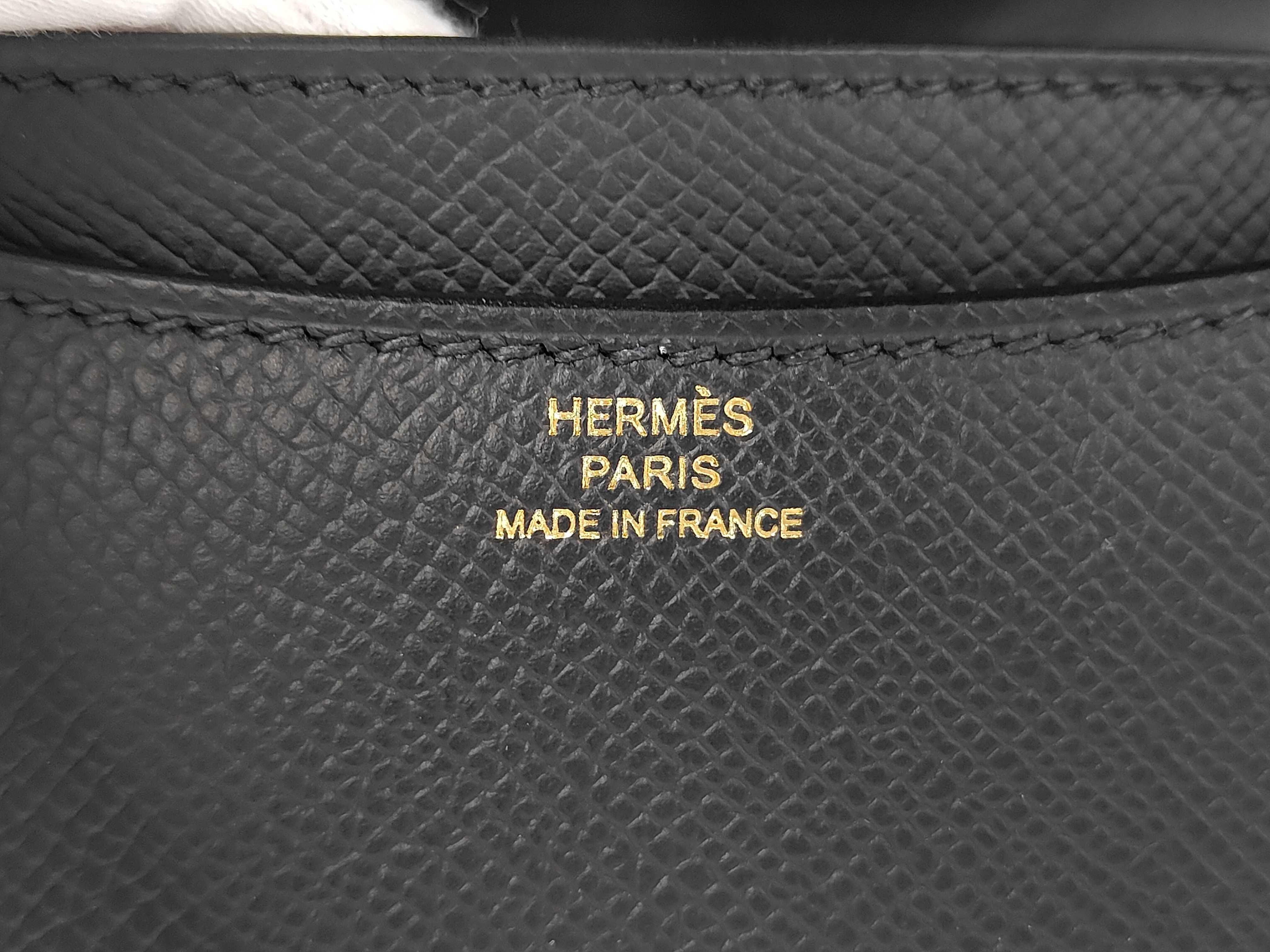 Constance Mini Epsom Black Gold Hardware G Stamp Shoulder Bag — view 11