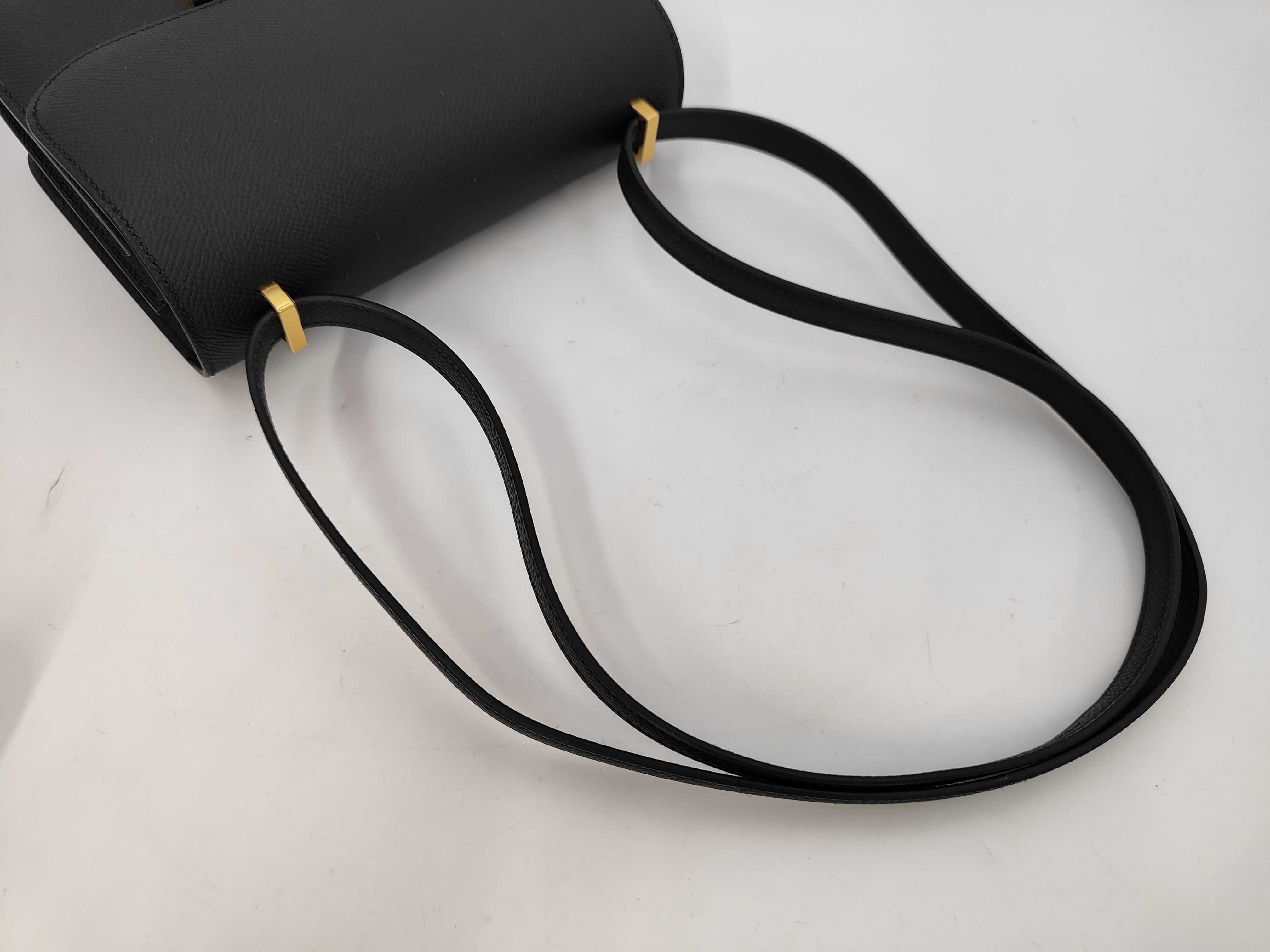 Constance Mini Epsom Black Gold Hardware G Stamp Shoulder Bag — view 3
