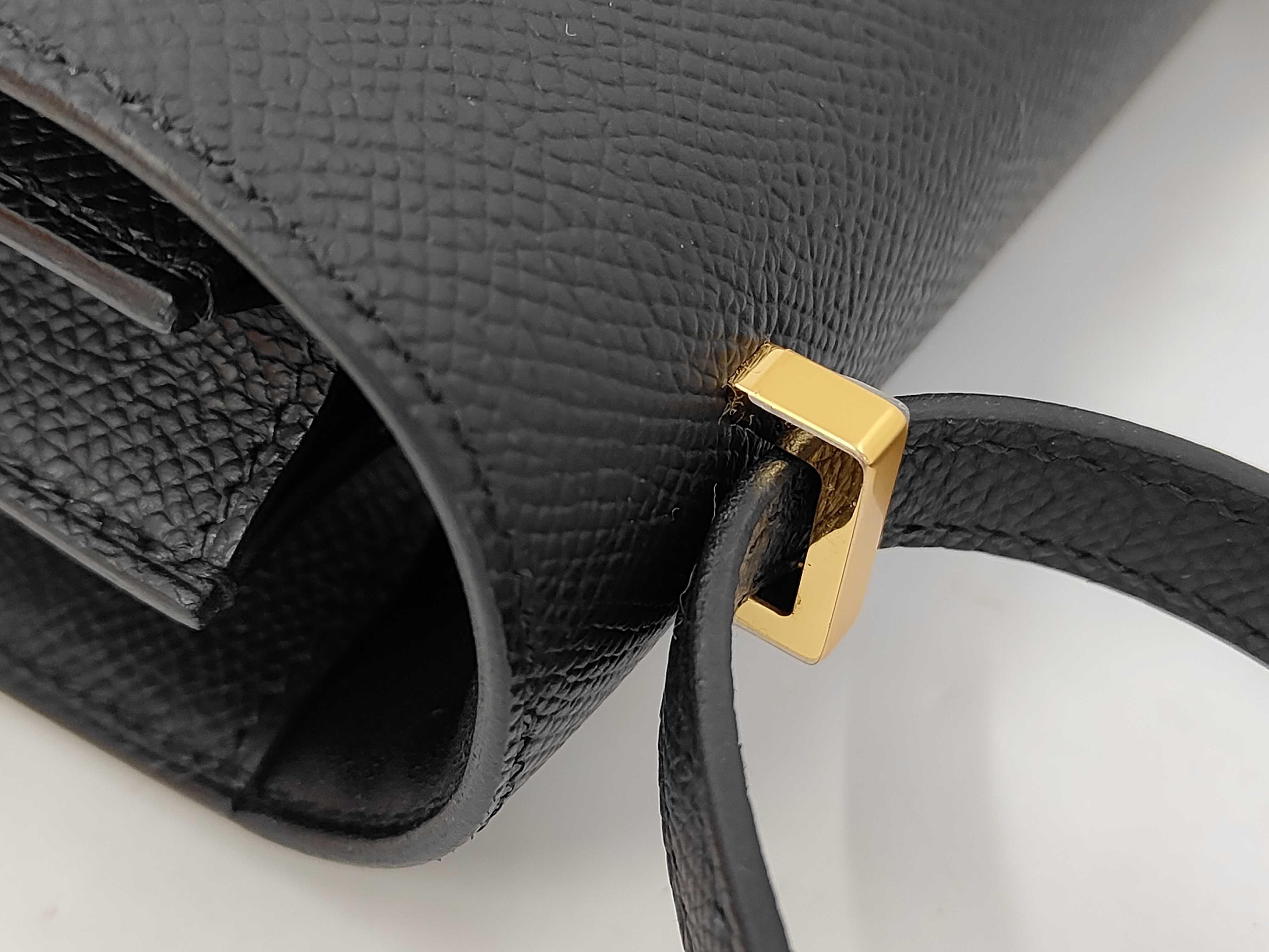Constance Mini Epsom Black Gold Hardware G Stamp Shoulder Bag — view 5
