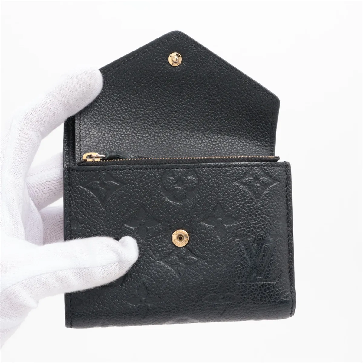 Empreinte Portefeuille Victorine M64060 SP0169 Noir Compact Wallet — view 3
