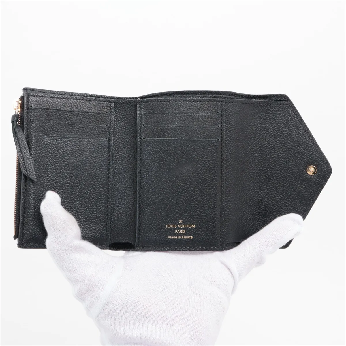 Empreinte Portefeuille Victorine M64060 SP0169 Noir Compact Wallet — view 4