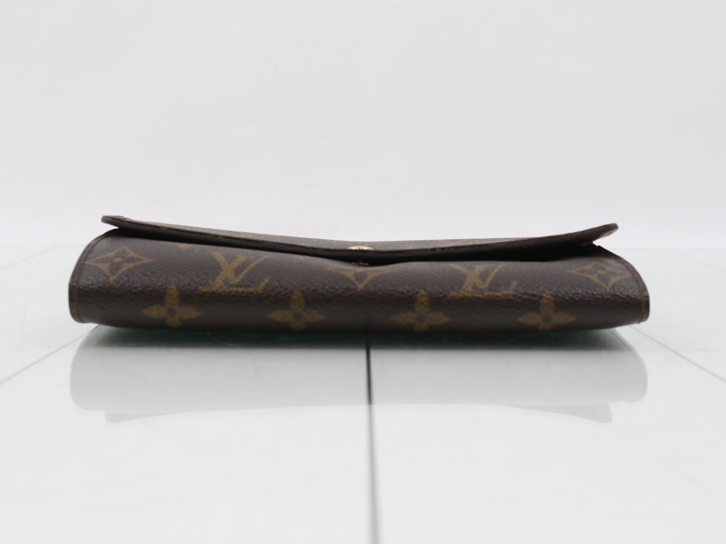 Monogram Portefeuille Sarah Bi-fold Long Wallet — view 3