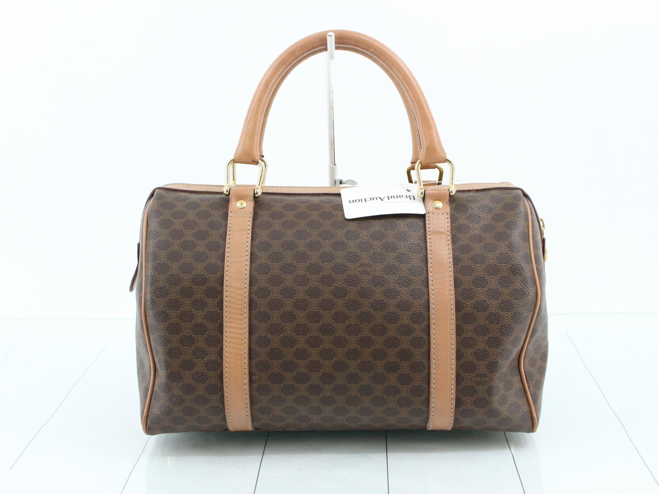 Macadam Logo Duffle Bag, Brown, 31 x 20 x 17 cm — view 2
