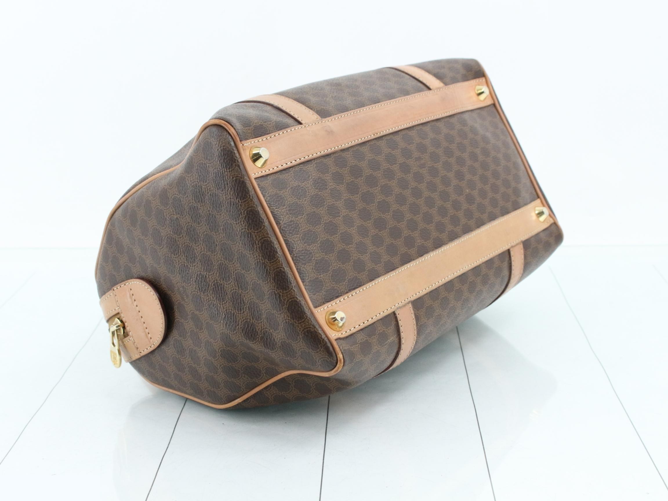 Macadam Logo Duffle Bag, Brown, 31 x 20 x 17 cm — view 5