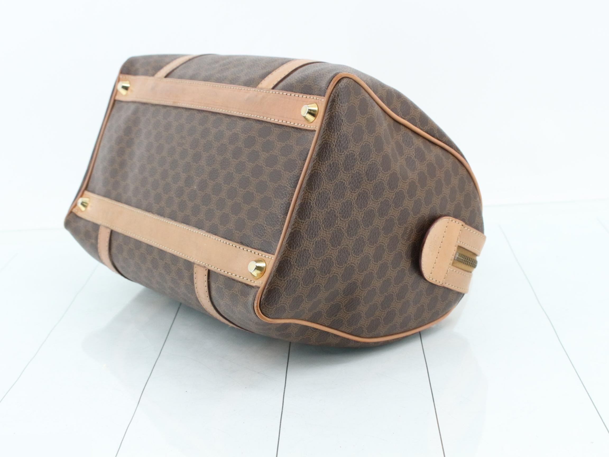 Macadam Logo Duffle Bag, Brown, 31 x 20 x 17 cm — view 6