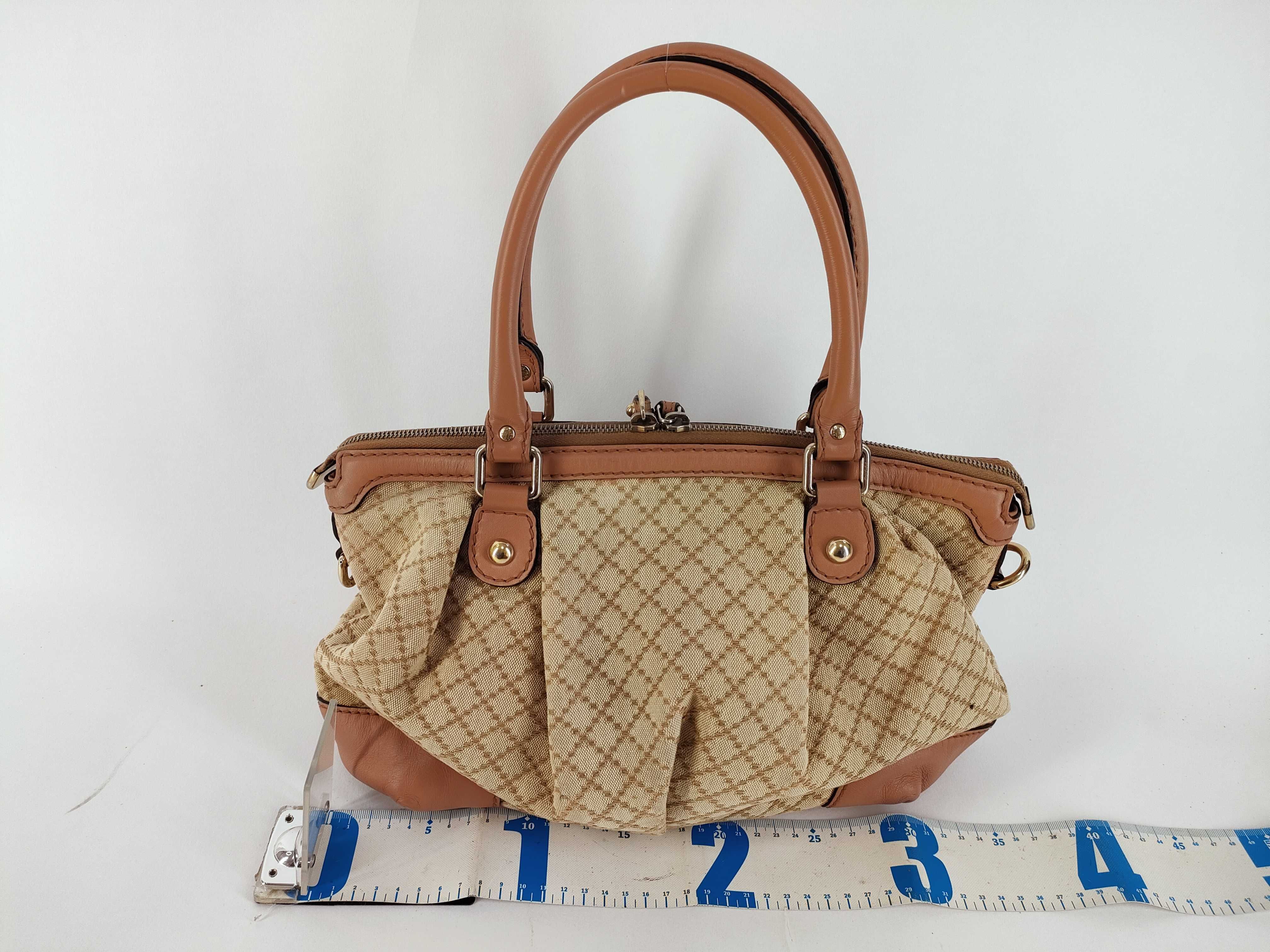 handbag, brown/pink. — view 2