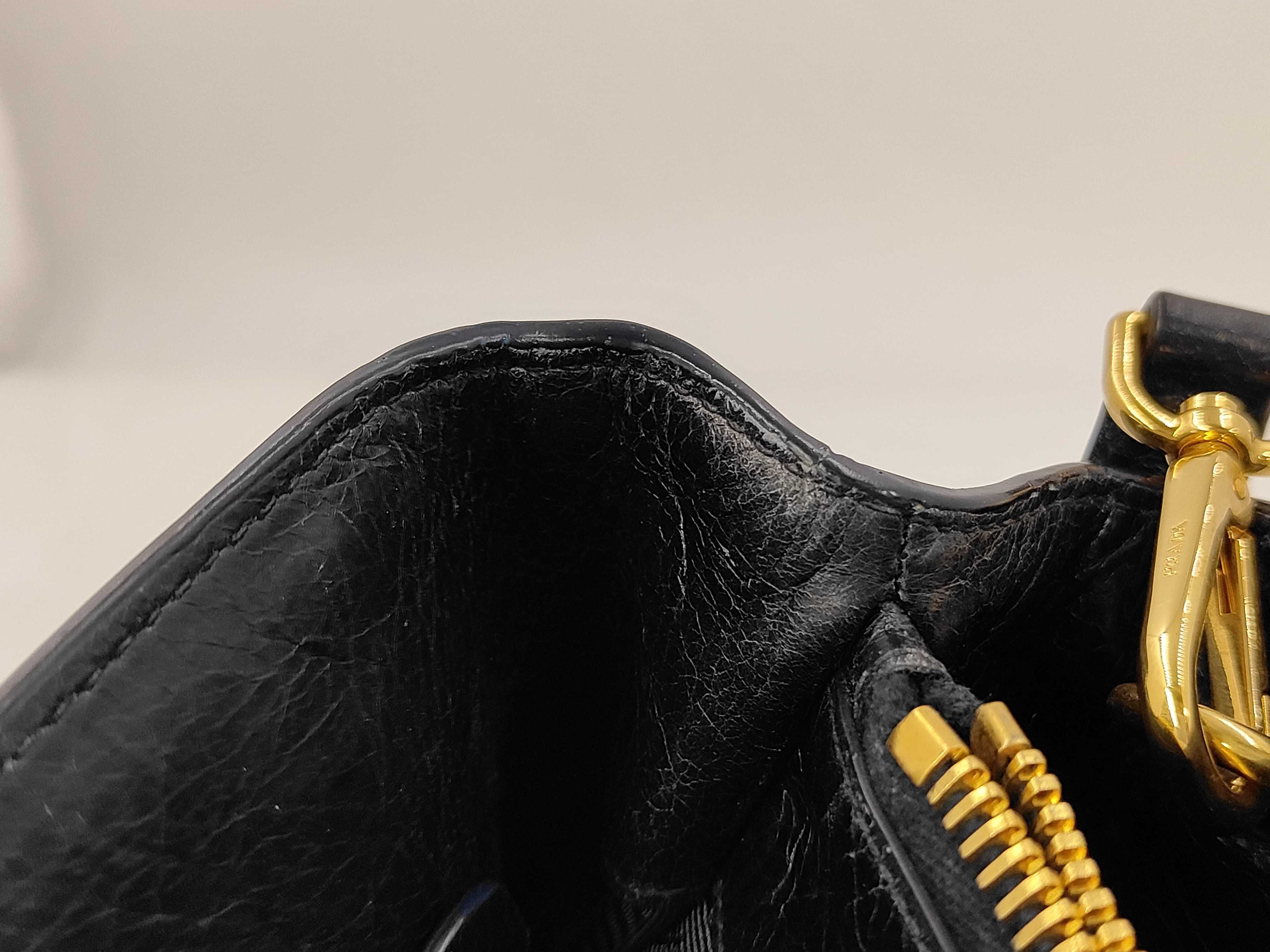 Navy Leather Tote Bag BN1844 Handbag — view 12