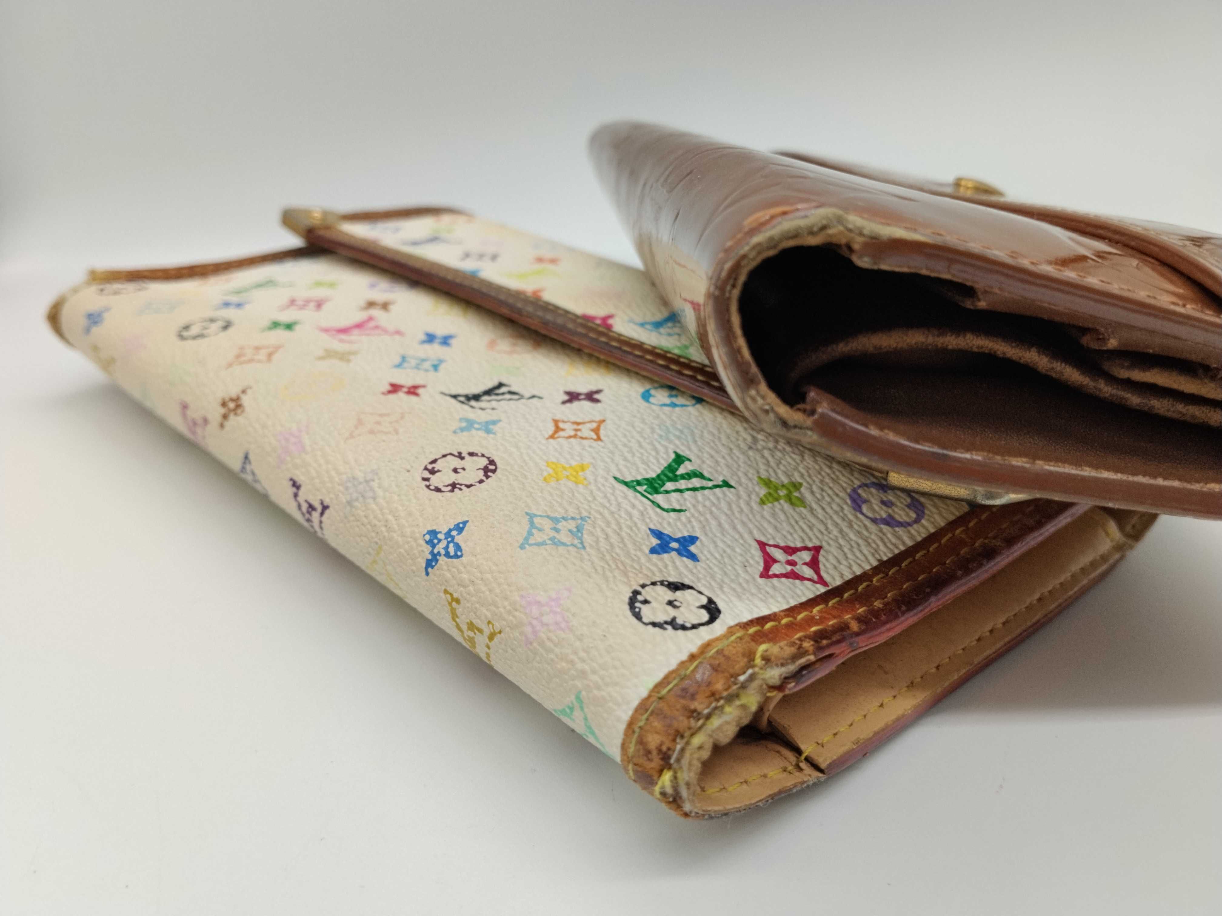 Monogram Multicolor Portefeuille Tresor International Multi/Enamel Long Wallet (2 pieces) — view 3