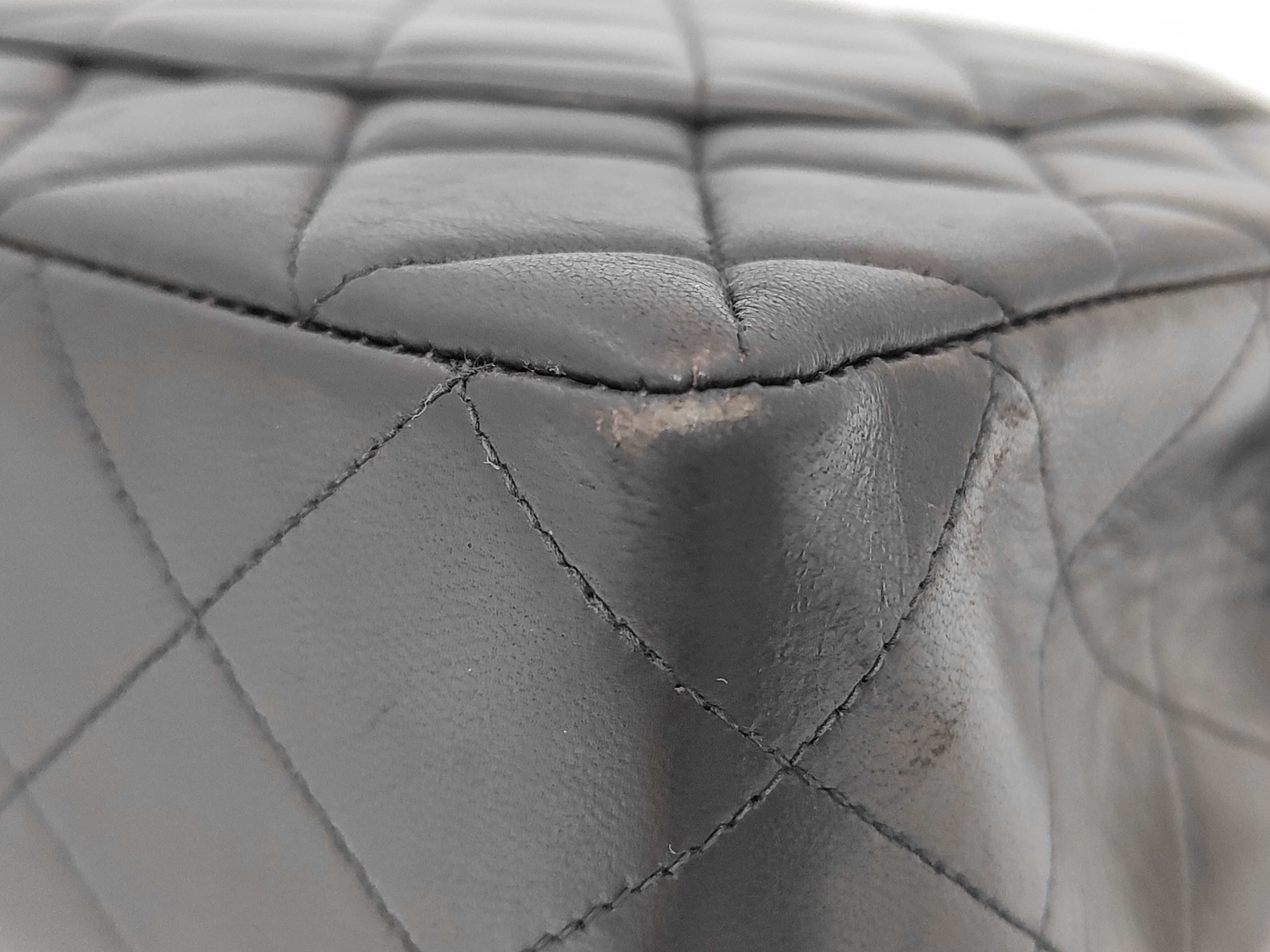 Large Matelassé Lambskin Shoulder Bag — view 4